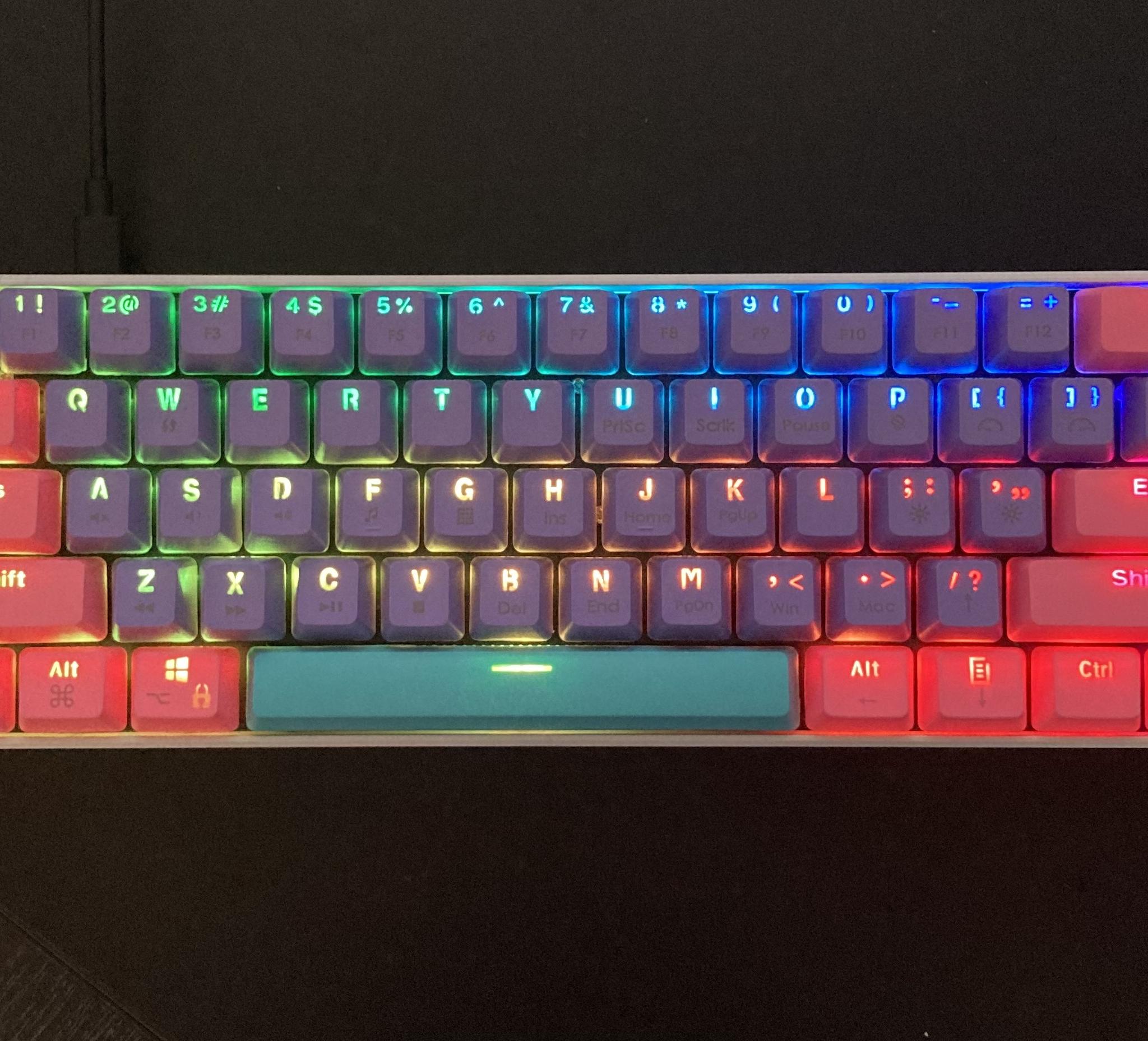 CHEAP!!! 60% Surman GS61 Mechanical Keyboard {Read Description}