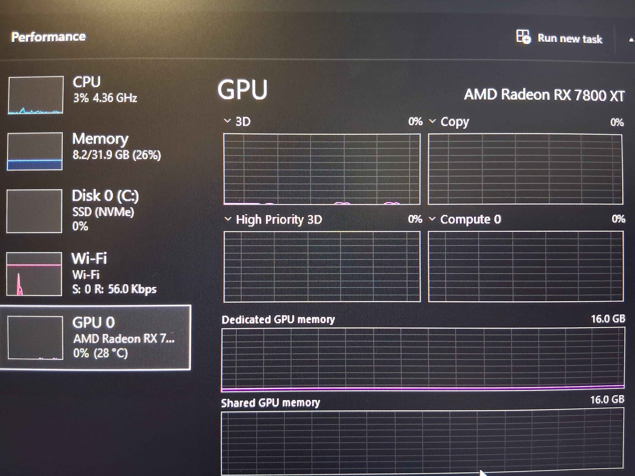 Gaming PC Ryzen 7 5700x 32GB DDR4 / 1TB SSD / SAPPHIRE RX 7800 XT 16GB / WINDOWS 11 / WIFI