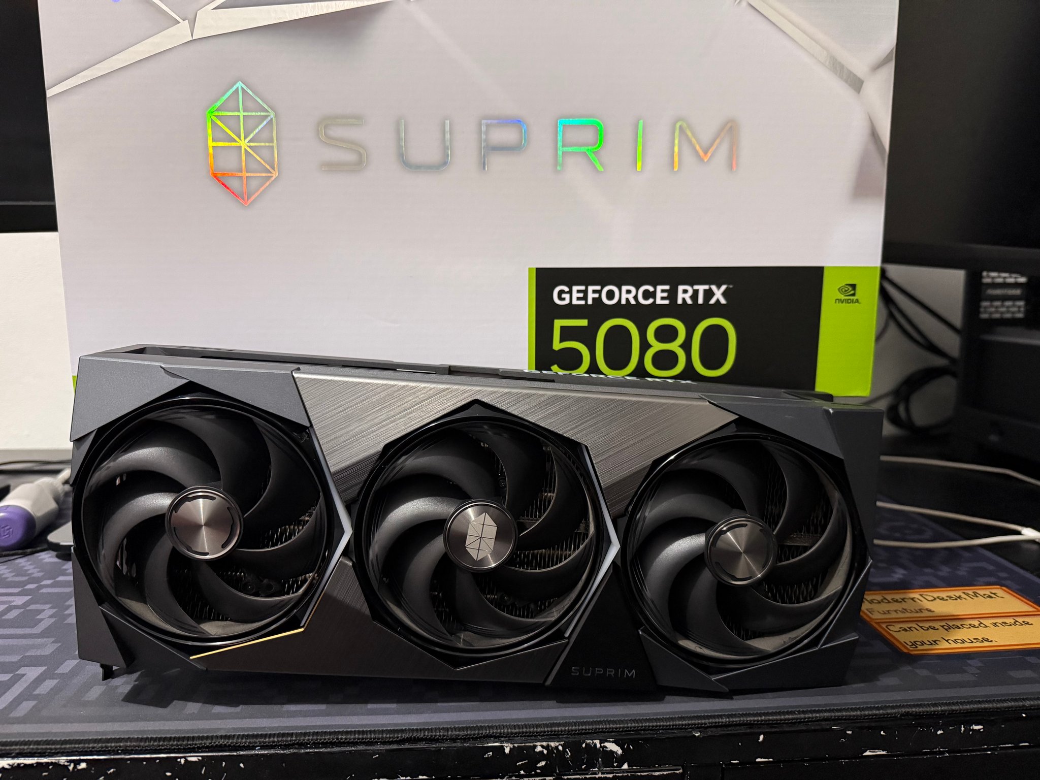 MSI GeForce RTX 5080 16G SUPRIM SOC