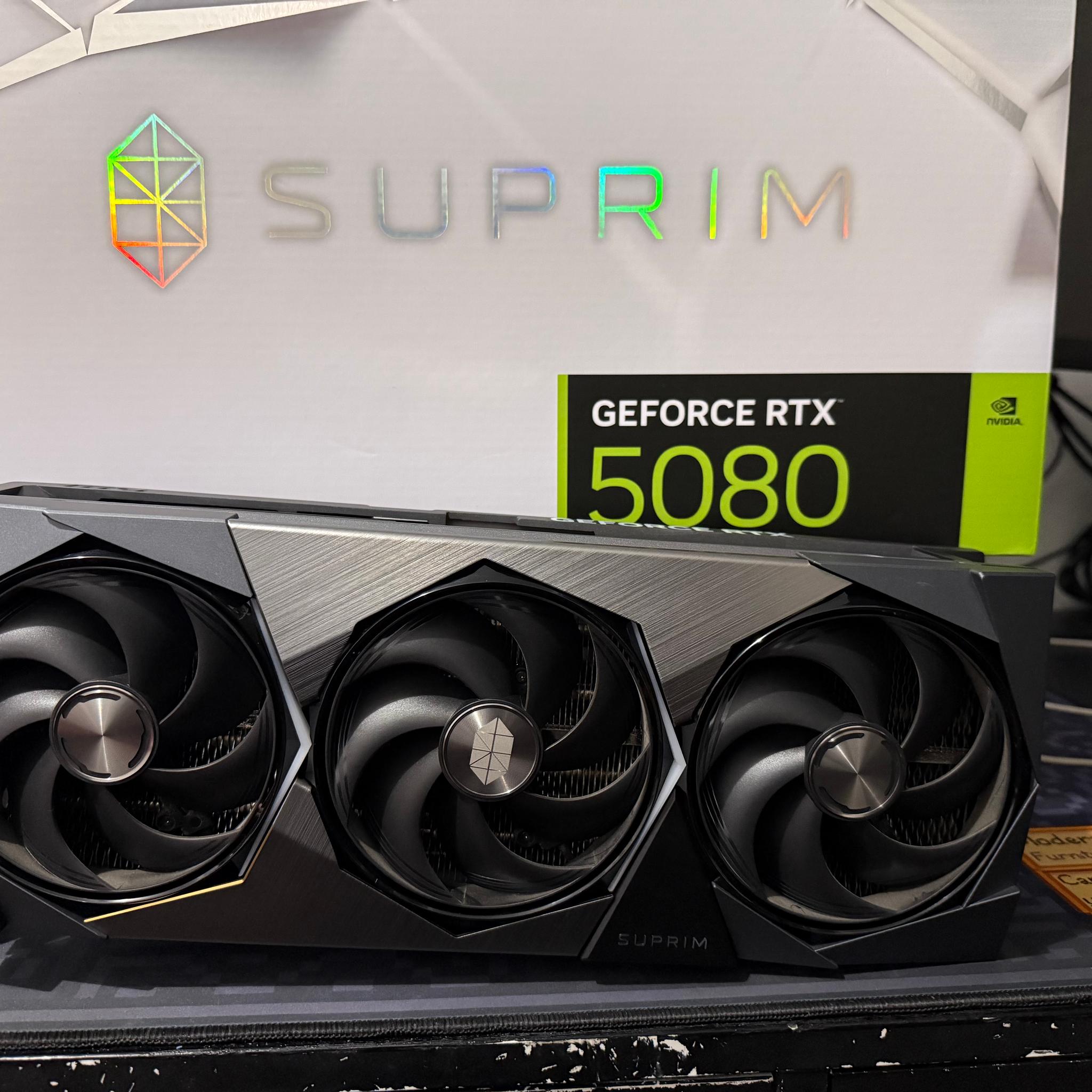 MSI GeForce RTX 5080 16G SUPRIM SOC