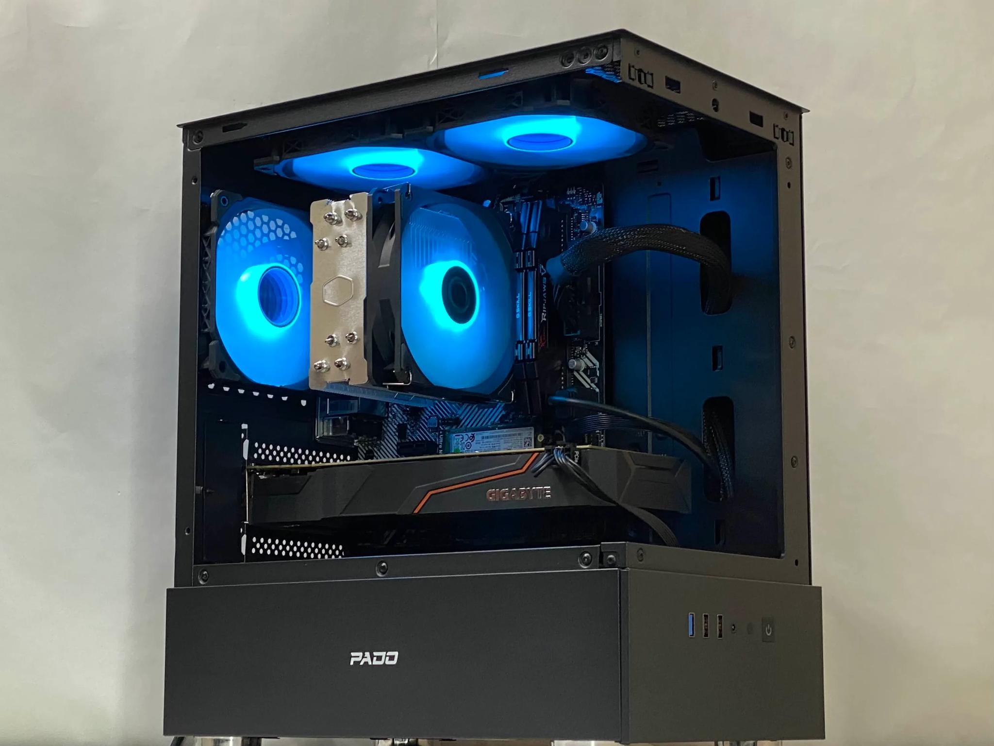 GTX 1080, Ryzen 5 2600, 16GB DDR4, 512GB NVMe SSD, WiFi - Gaming PC