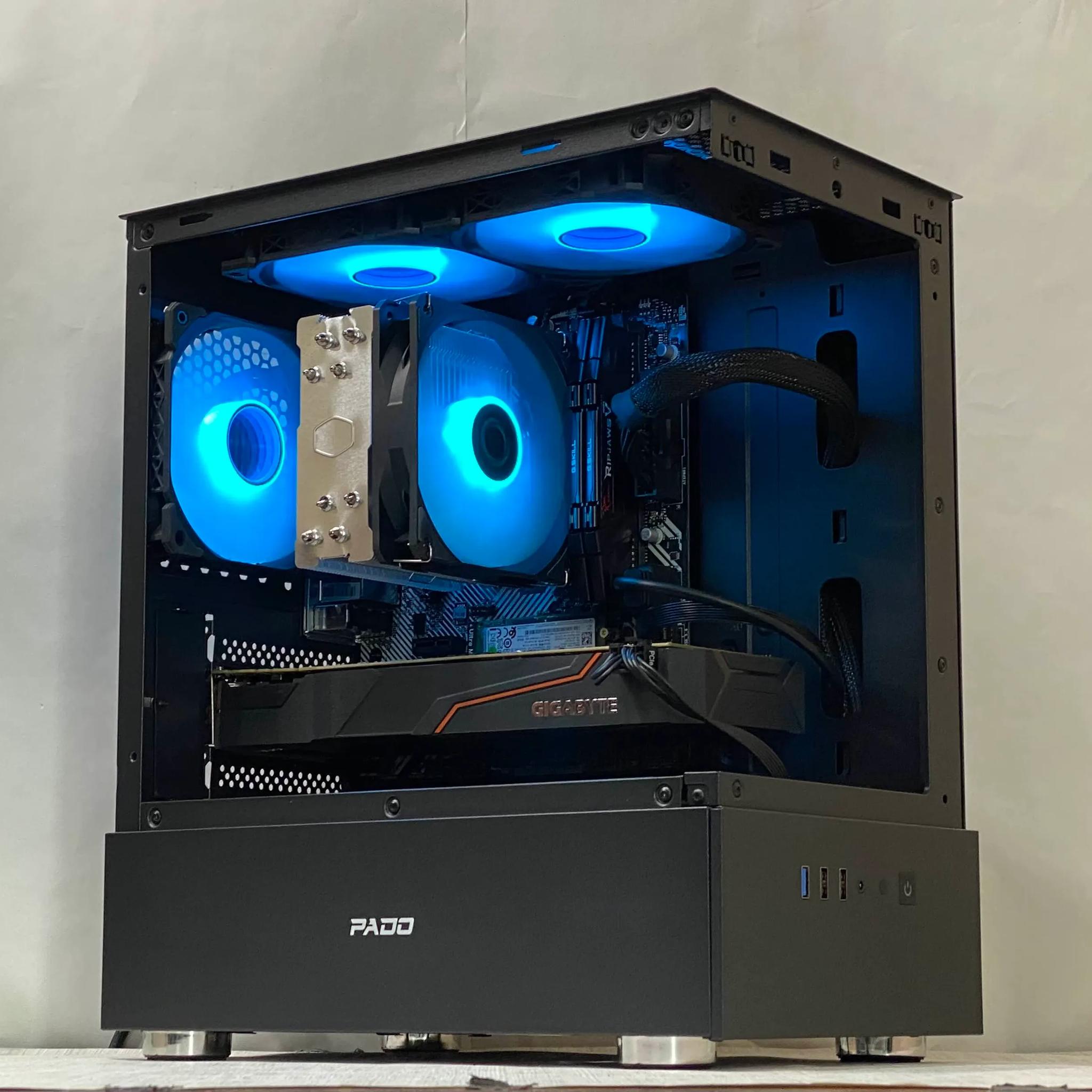 GTX 1080, Ryzen 5 2600, 16GB DDR4, 512GB NVMe SSD, WiFi - Gaming PC