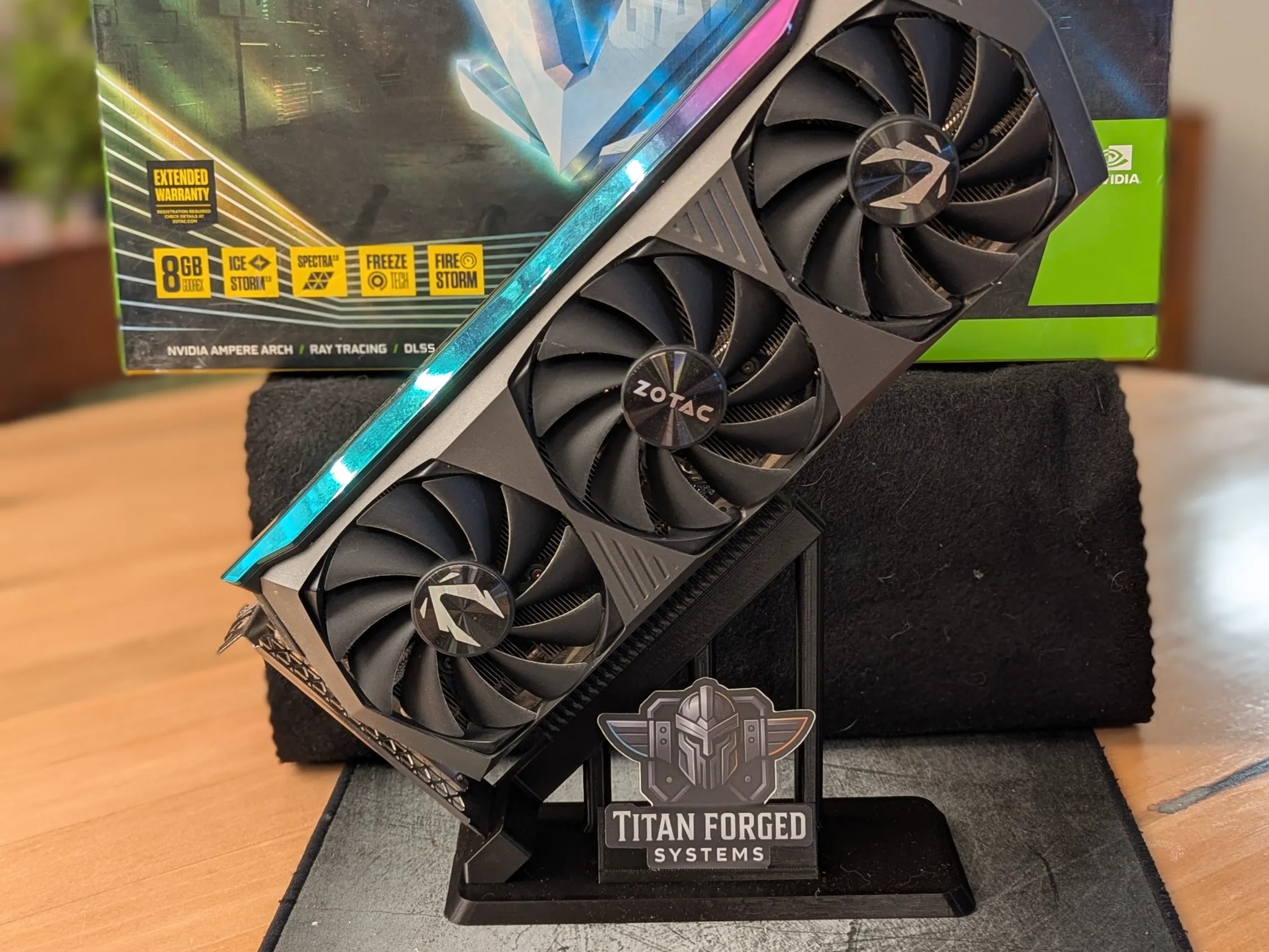 🌈 Zotac RTX 3070 Ti AMP HoloBlack – Stunning RGB Powerhouse 🎮