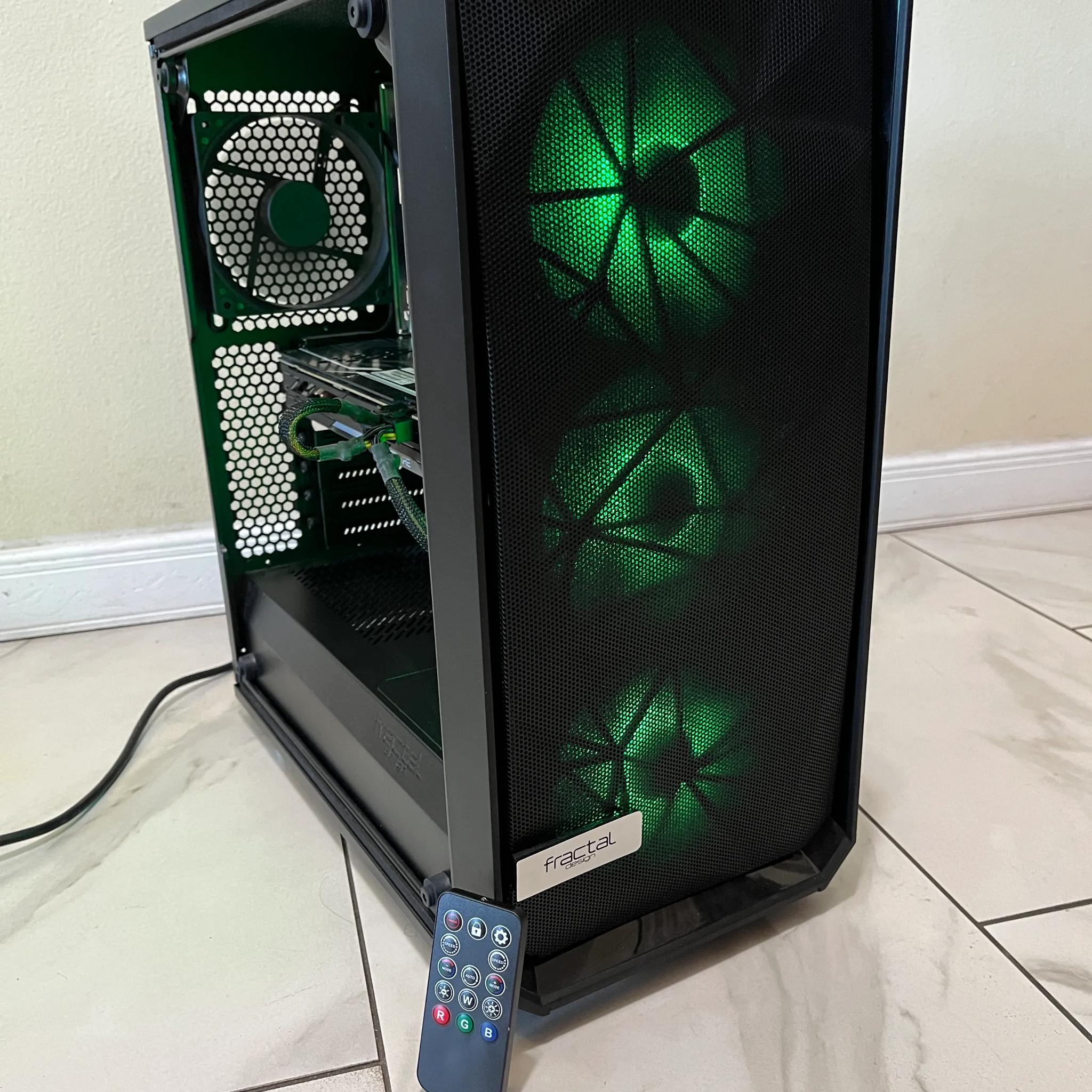 🟢🔥 Budget Gaming PC – RGB Case w/ Remote - Intel i5-4590, R9 380 4GB, 1 TB Storage & 12GB RAM 🔵 🖥️