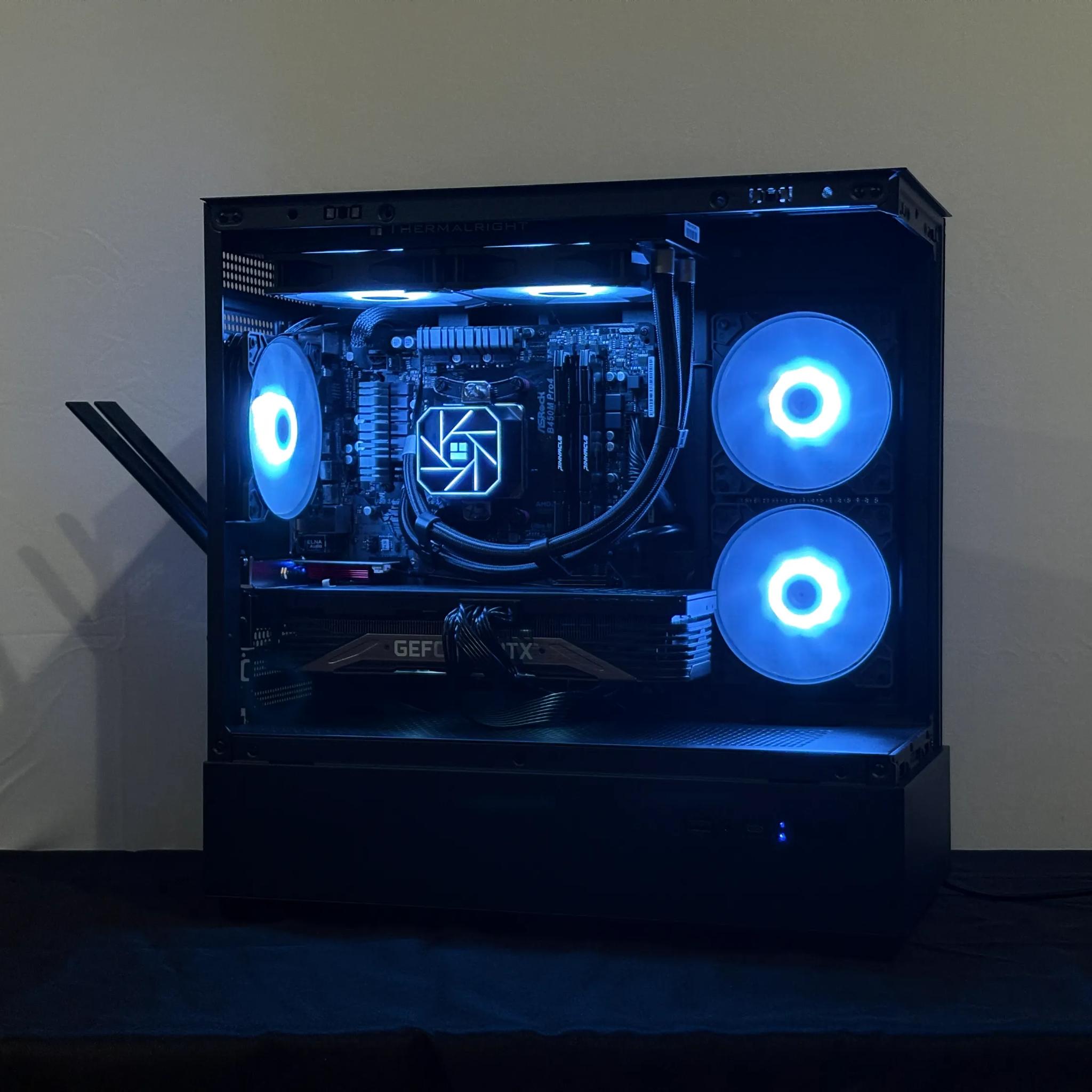 🖤 1440p Gaming PC | RTX 3070 | Ryzen 5 5600 | WiFi + BT