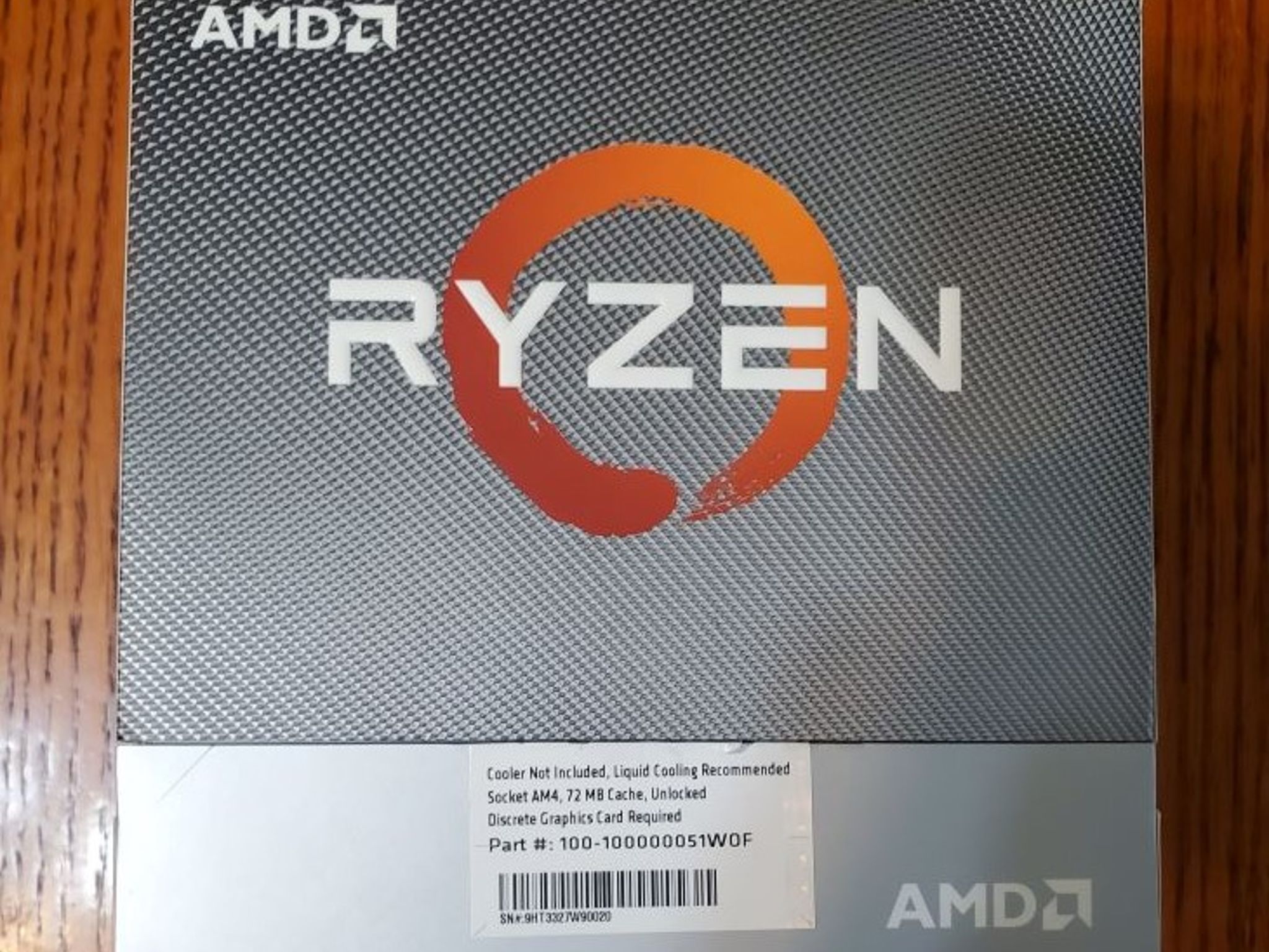 AMD Ryzen 9 3950X -3rd Gen 16-Core 3.5 GHz Socket AM4 105W Desktop Processor - 100-100000051WOF