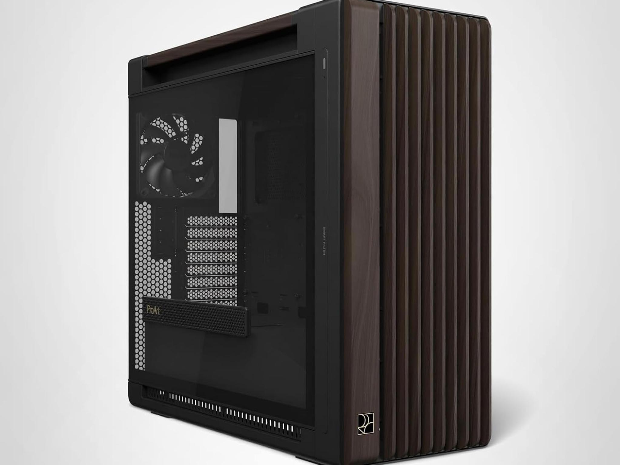 ASUS ProArt PA602 Wood Edition TG E-ATX Mid Tower Computer Case