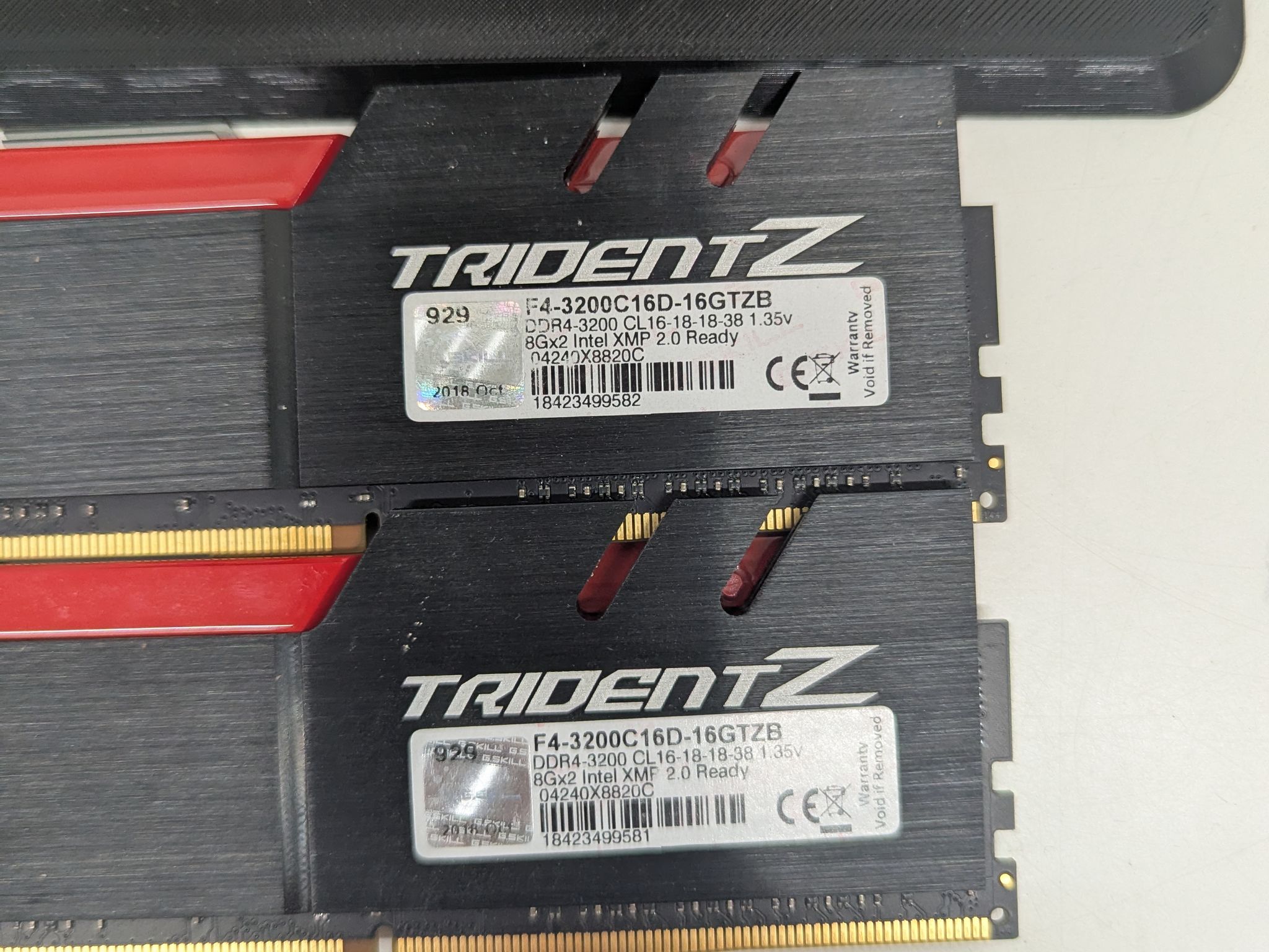 🧊 G.Skill Trident Z 16GB 3200MHz | 2x8GB DDR4 Kit