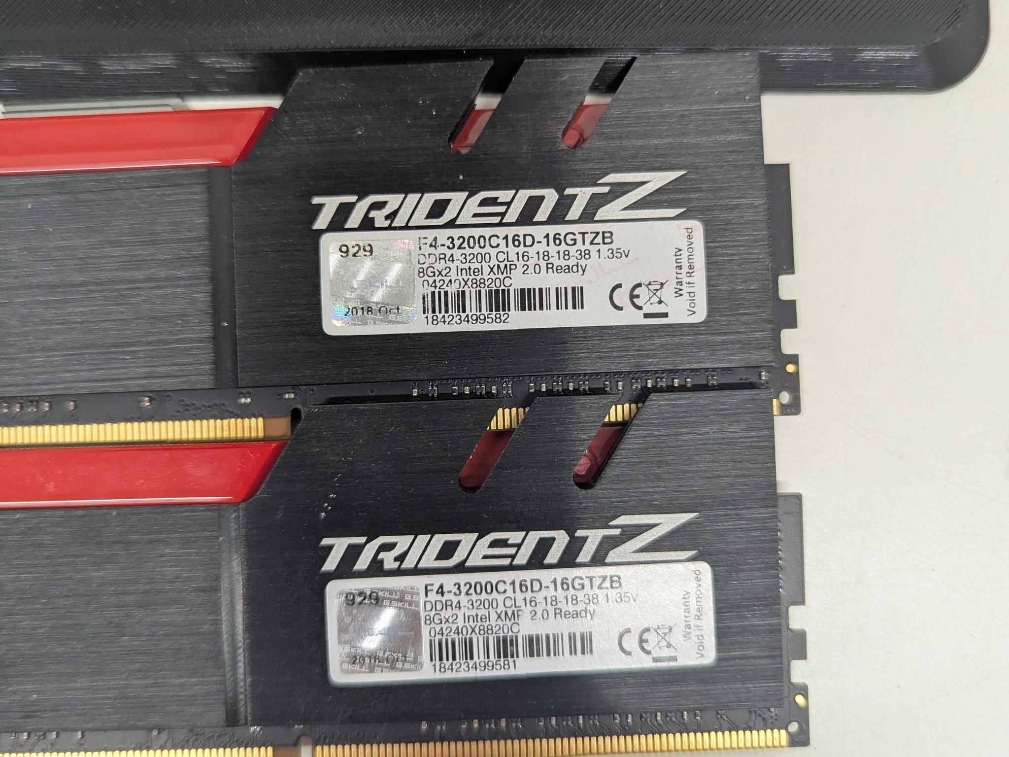 🧊 G.Skill Trident Z 16GB 3200MHz | 2x8GB DDR4 Kit