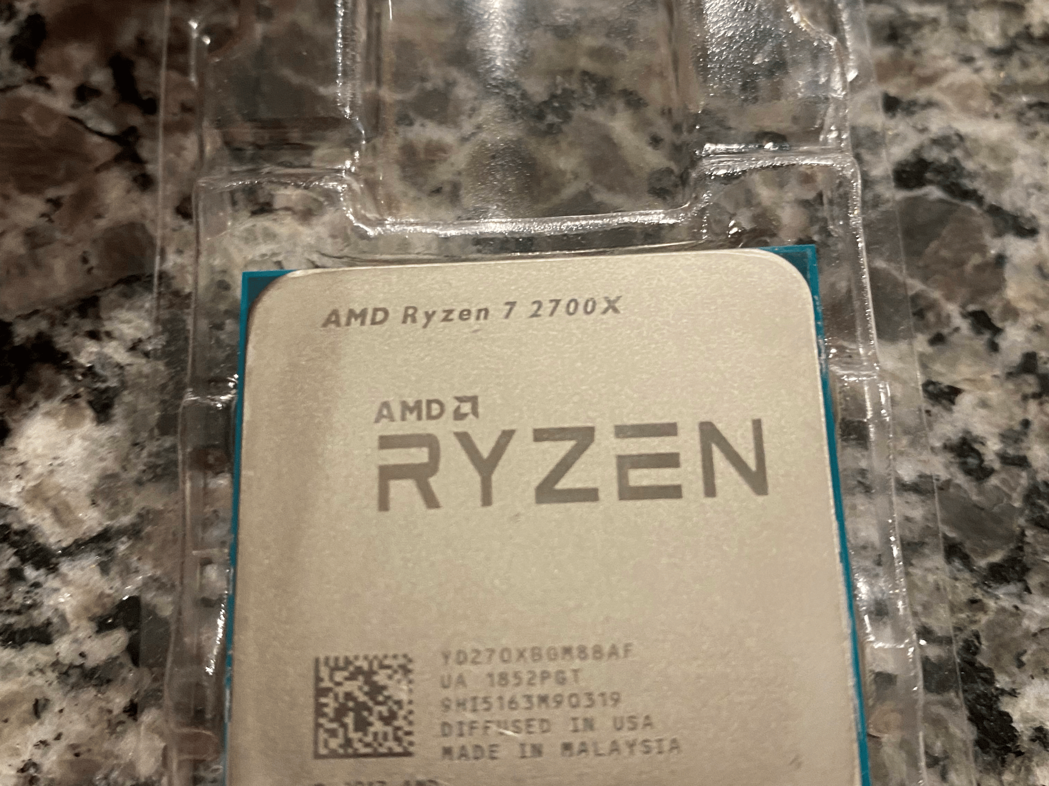 Ryzen 7 2700x, loose no box