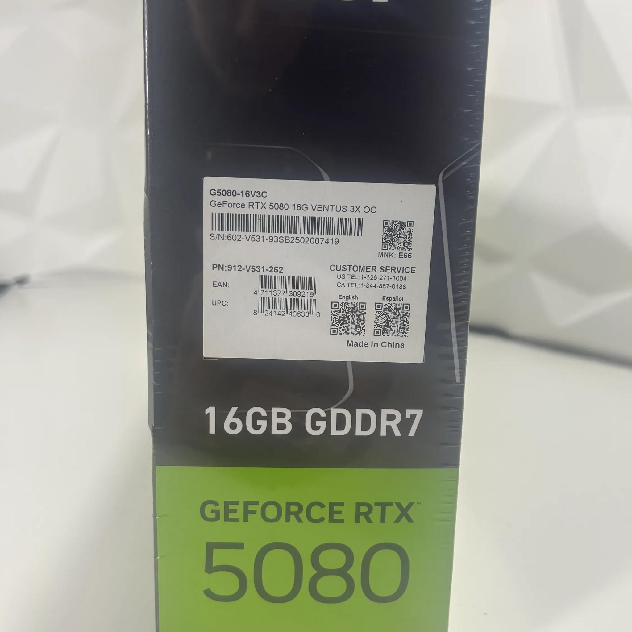 [Selling at Cost] MSI Ventus 3X RTX 5080 OC