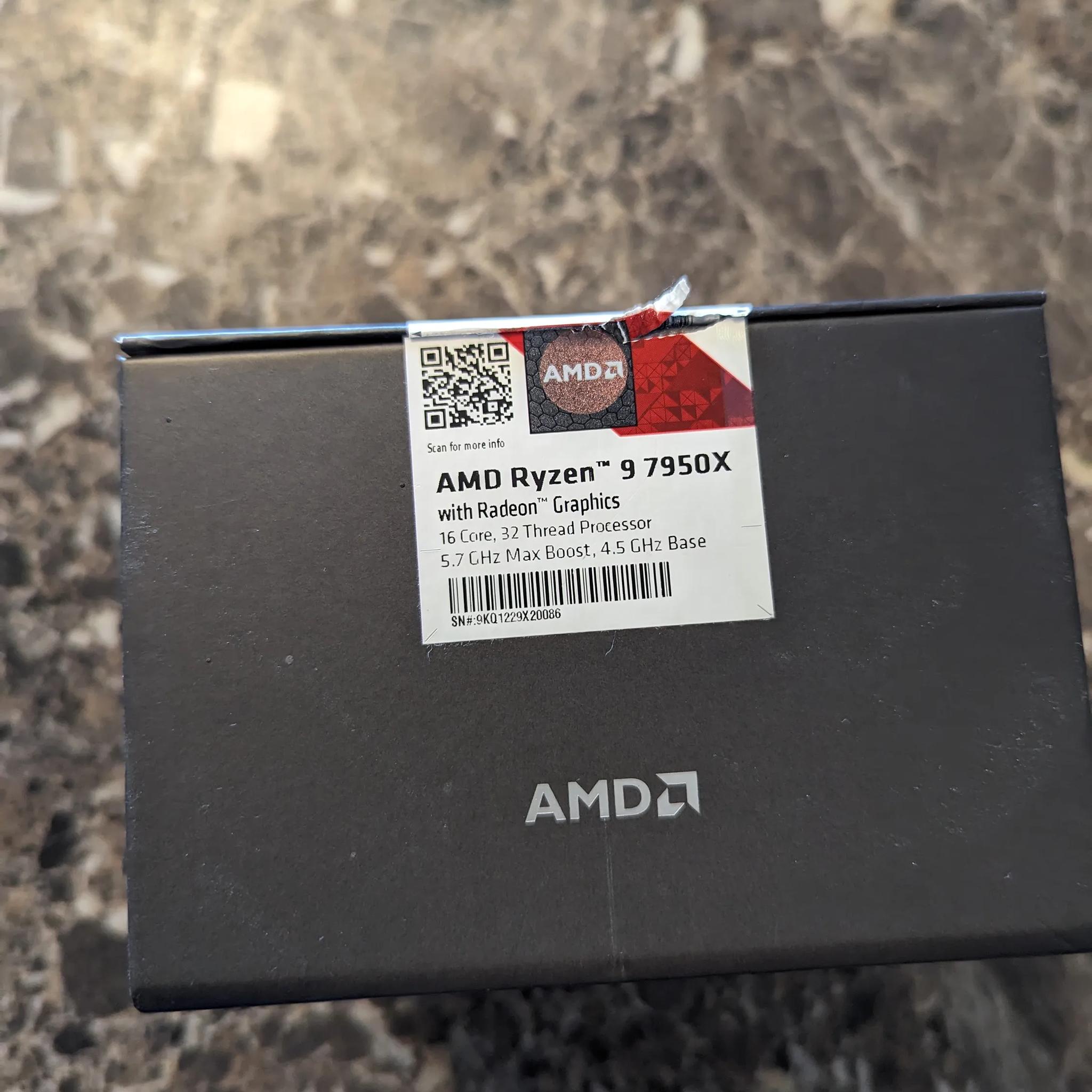 Open Box AMD Ryzen 9  7950x