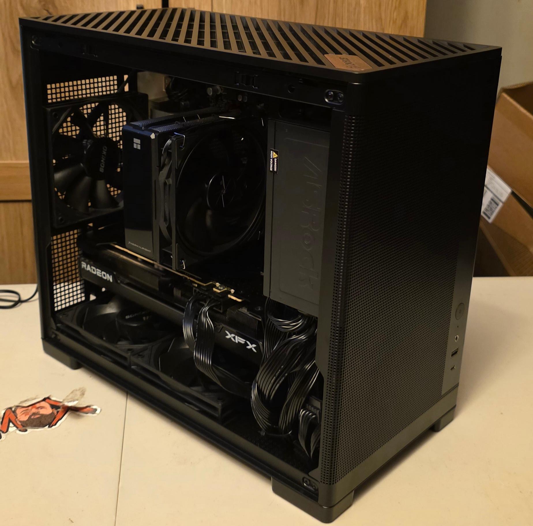 BLACKOUT 1440p, Ryzen 7 5700X3D,RX 7600 XT 16g, 32g RAM, 1TB NVMe, Windows 11, Drivers Installed
