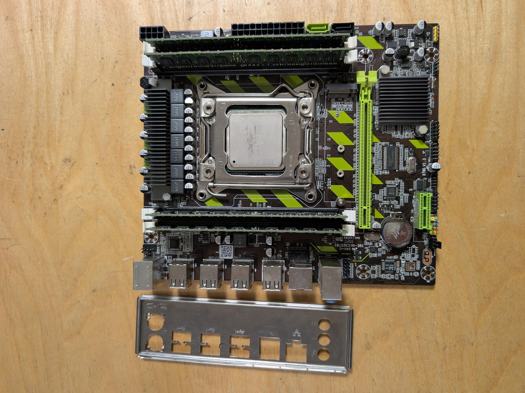Xeon E5 2658 + X79 matx + 32GB DDR3 1600
