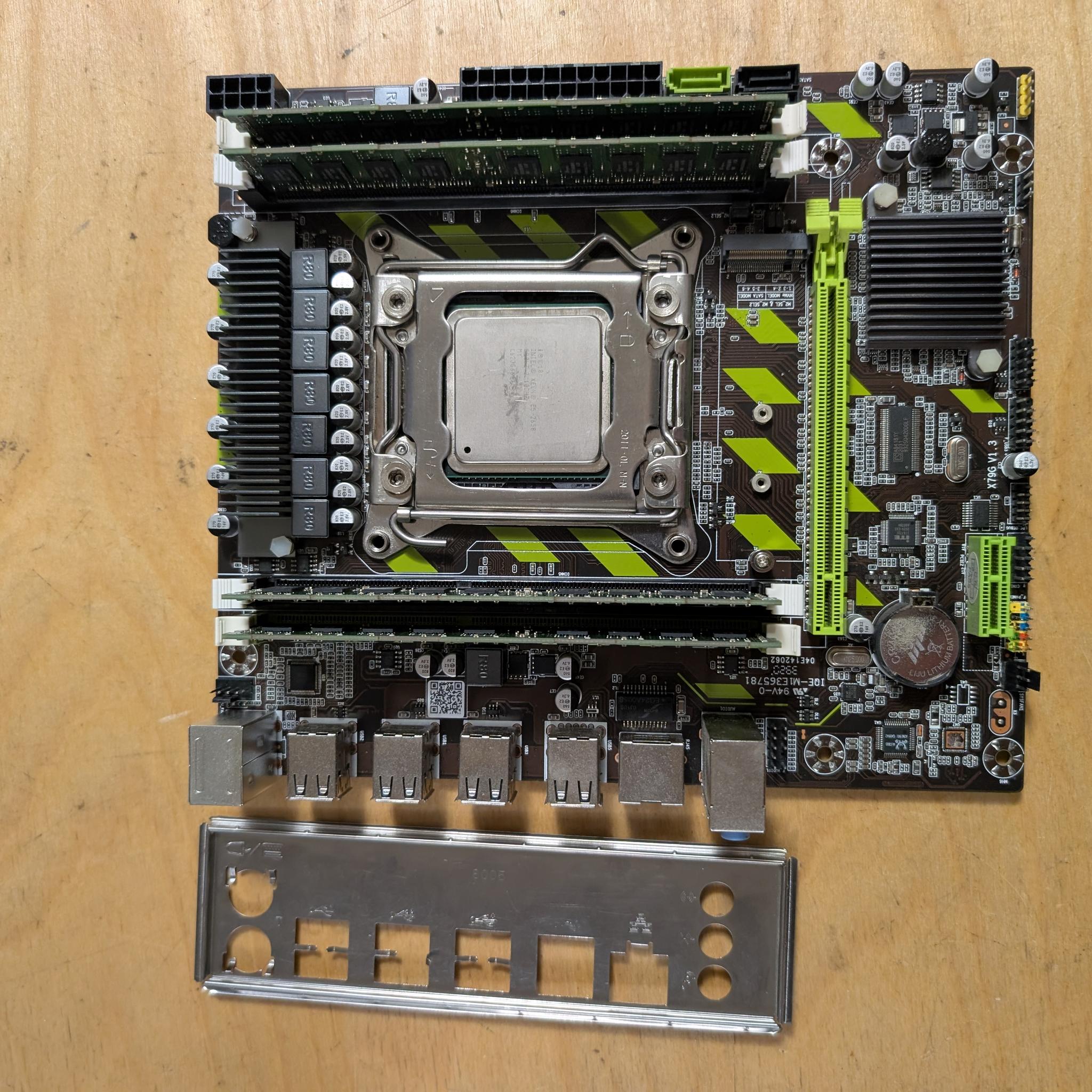 Xeon E5 2658 + X79 matx + 32GB DDR3 1600