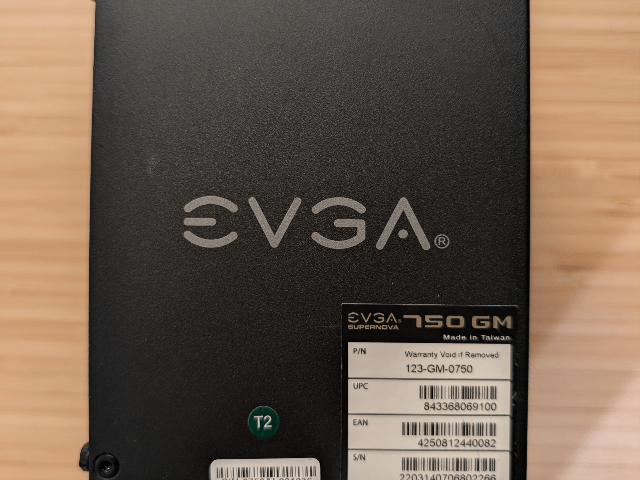 EVGA SuperNOVA 750 GM, 80 PLUS Gold 750W, Fully Modular