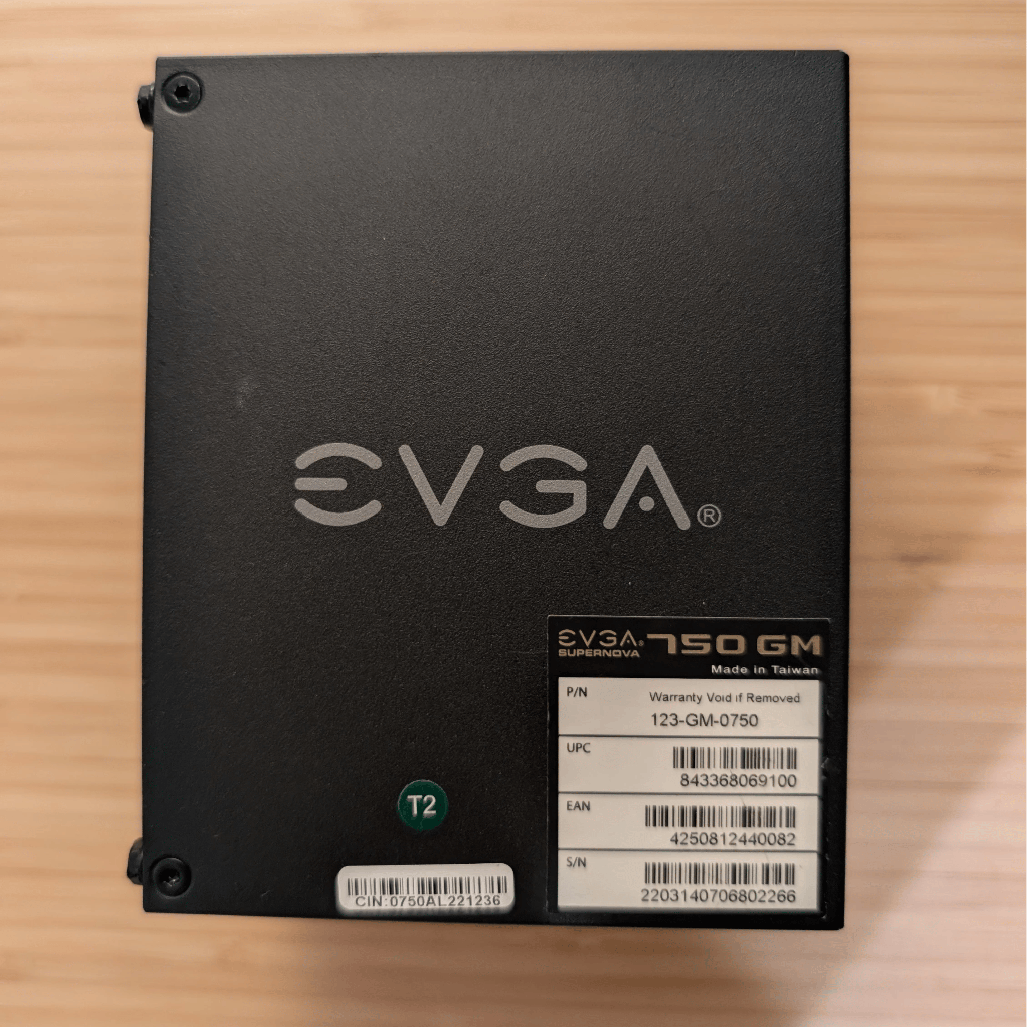 EVGA SuperNOVA 750 GM, 80 PLUS Gold 750W, Fully Modular