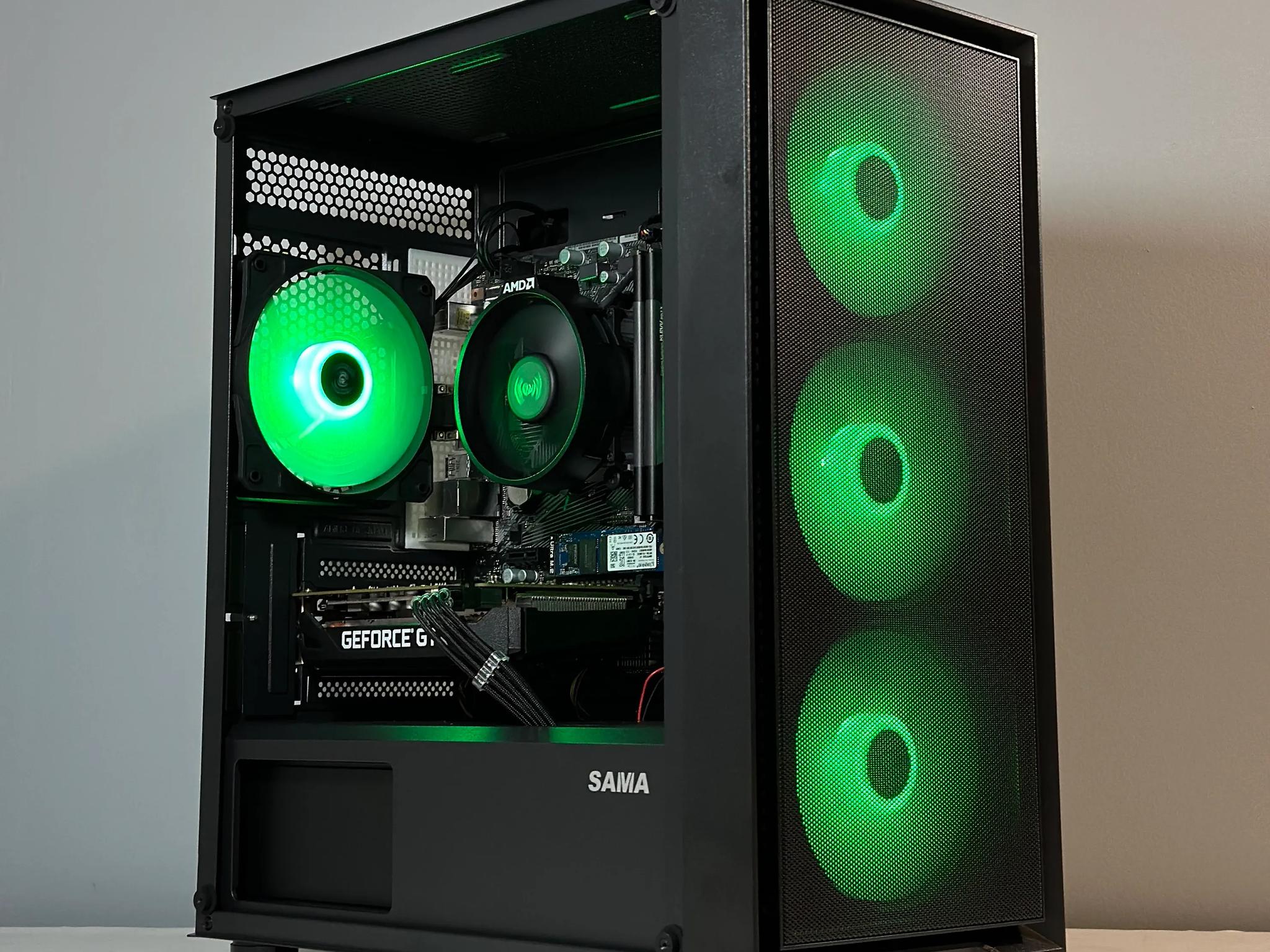 ⬛️FAST 6 CORE GAMING PC⬛️| GTX 1660 Super, Ryzen 5 5500, 16GB Ram, 1.25TB, WIFI, Fortnite