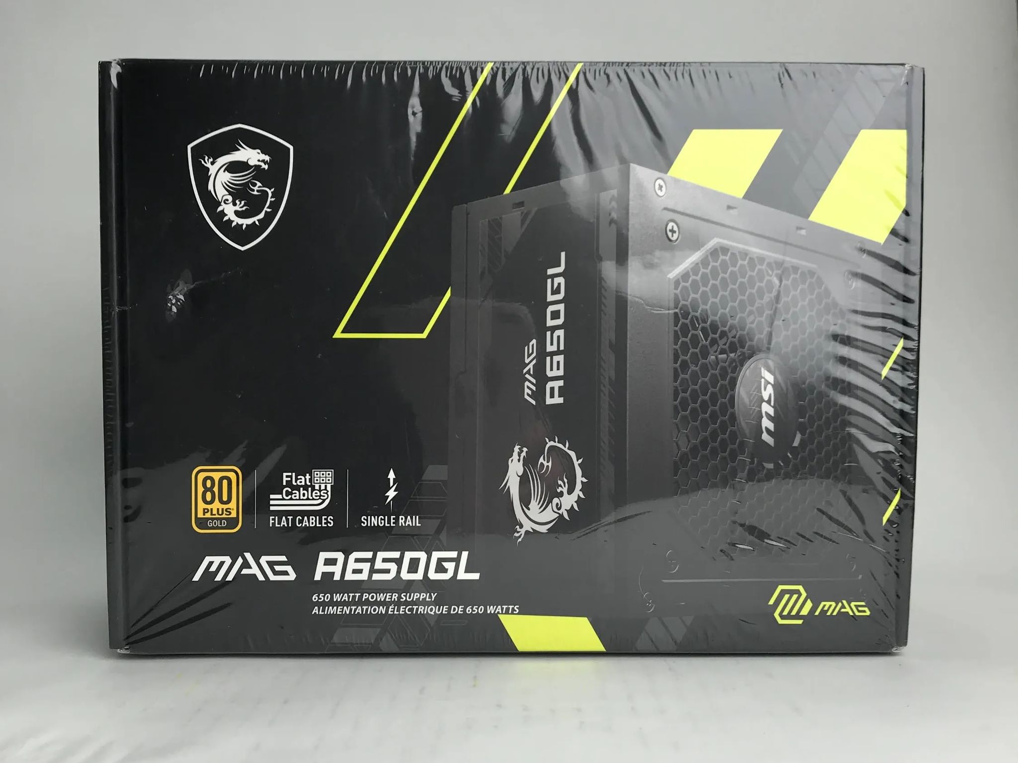 MSI 650W MAG A650GL 80+ Gold ATX Fully-Modular Power Supply PSU