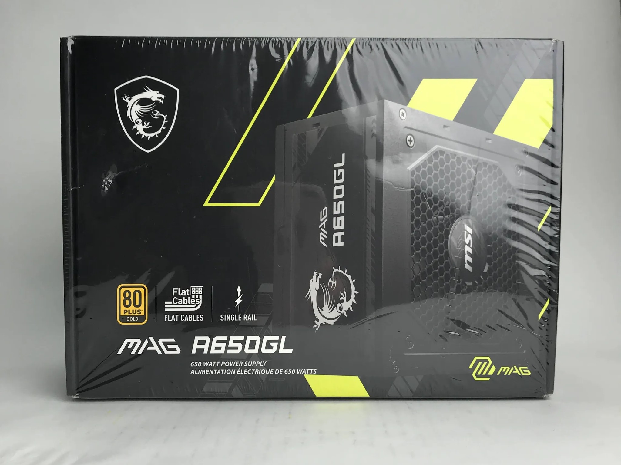 MSI 650W MAG A650GL 80+ Gold ATX Fully-Modular Power Supply PSU