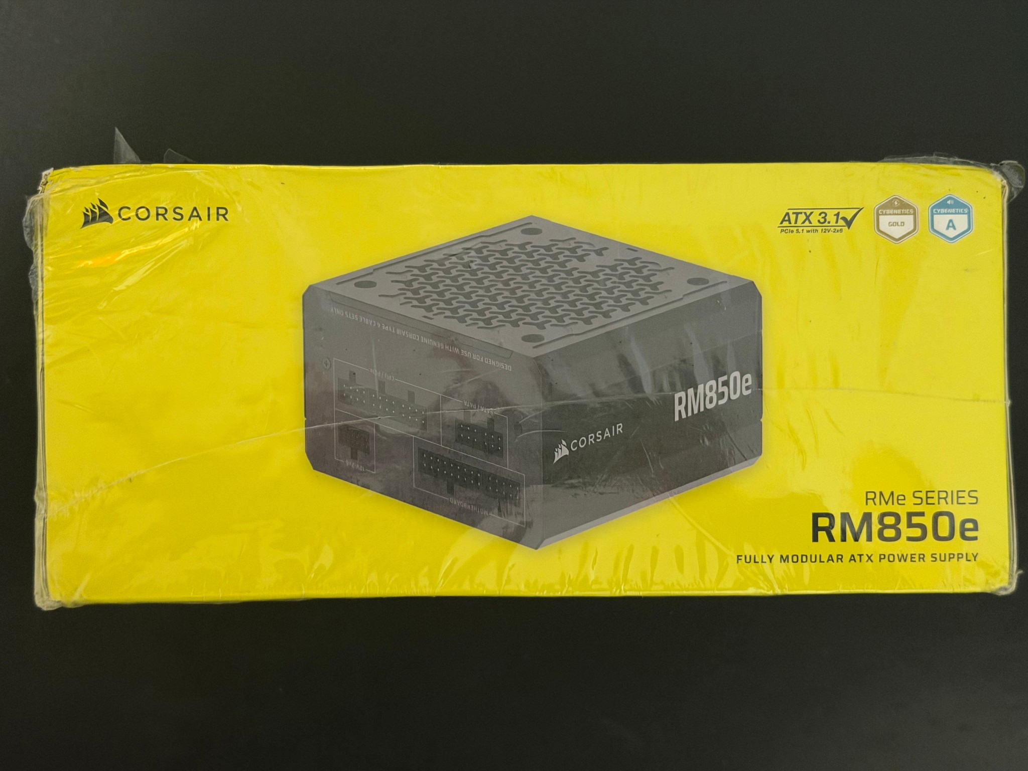 New Corsair RM850e 850W 80+ Gold Fully Modular ATX Power Supply (Black) – Sealed Retail Box