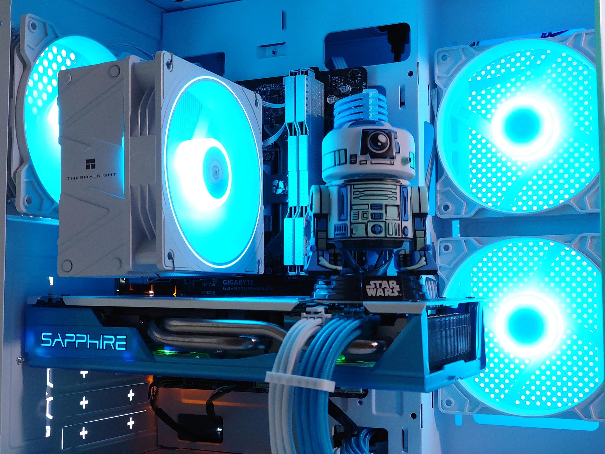 🛢🤖♪ R2-D2❄️Gaming PC❄️AMD RX 580 8GB❄️Intel i5 6600❄️16GB DDR4❄️512GB SSD