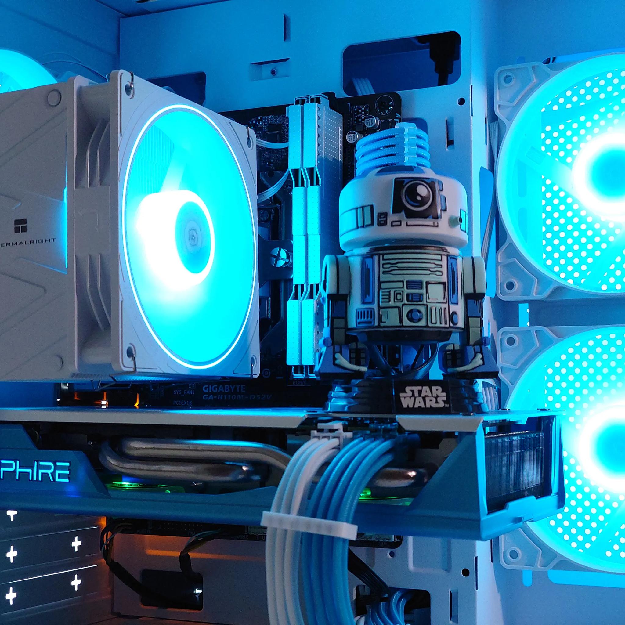 🛢🤖♪ R2-D2❄️Gaming PC❄️AMD RX 580 8GB❄️Intel i5 6600❄️16GB DDR4❄️512GB SSD