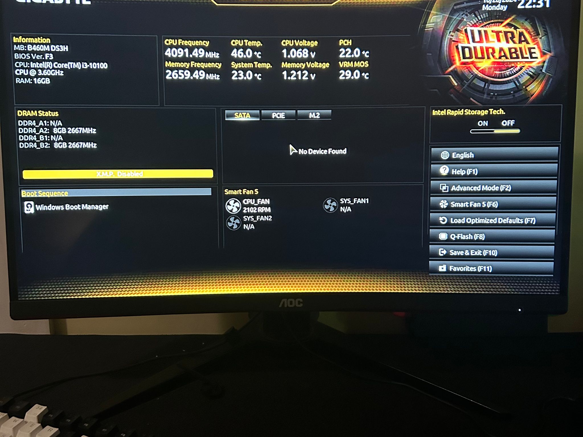 On Sale Gaming Pc, i3 10100, XFX RX 5500 XT