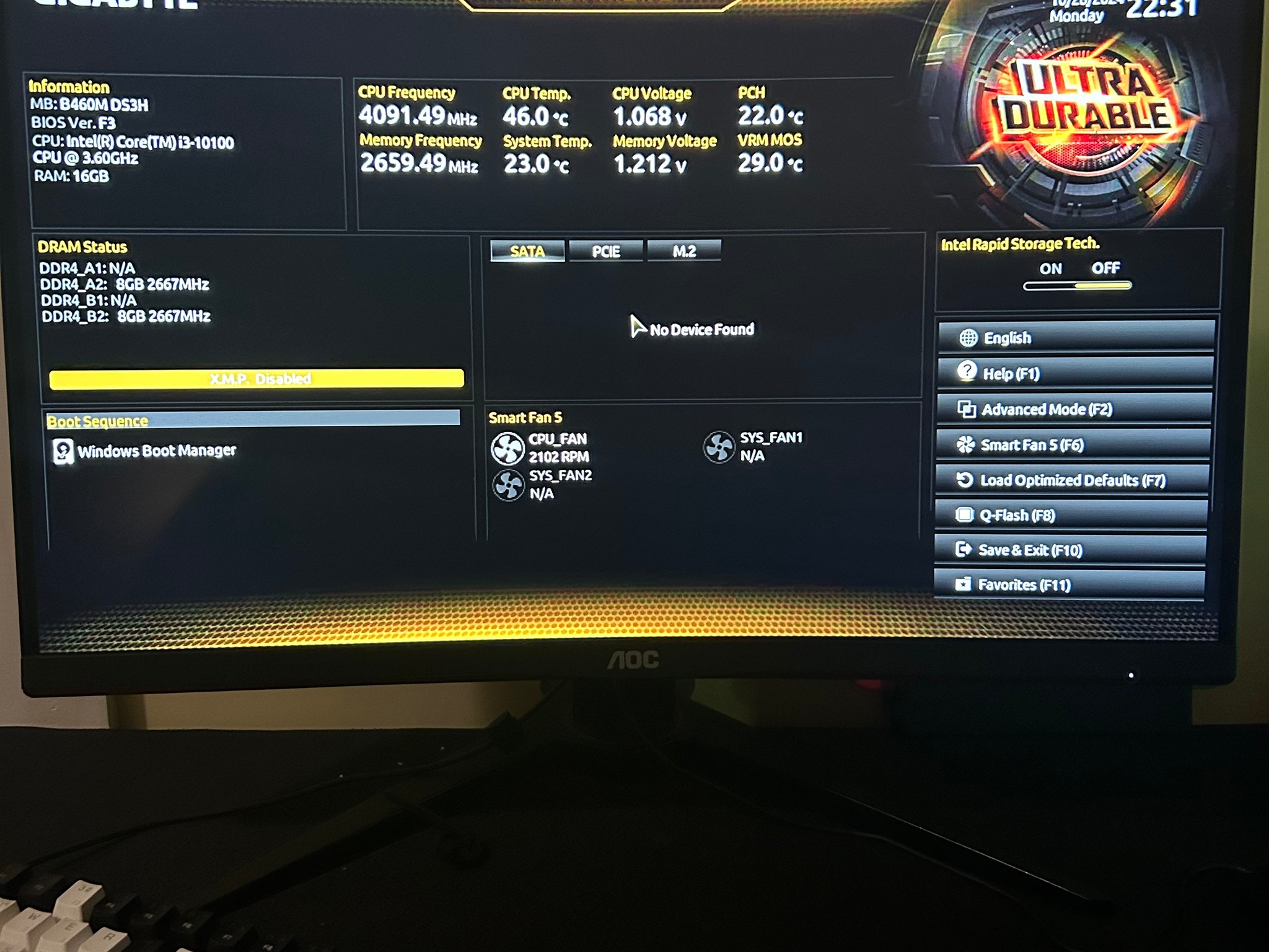 On Sale Gaming Pc, i3 10100, XFX RX 5500 XT