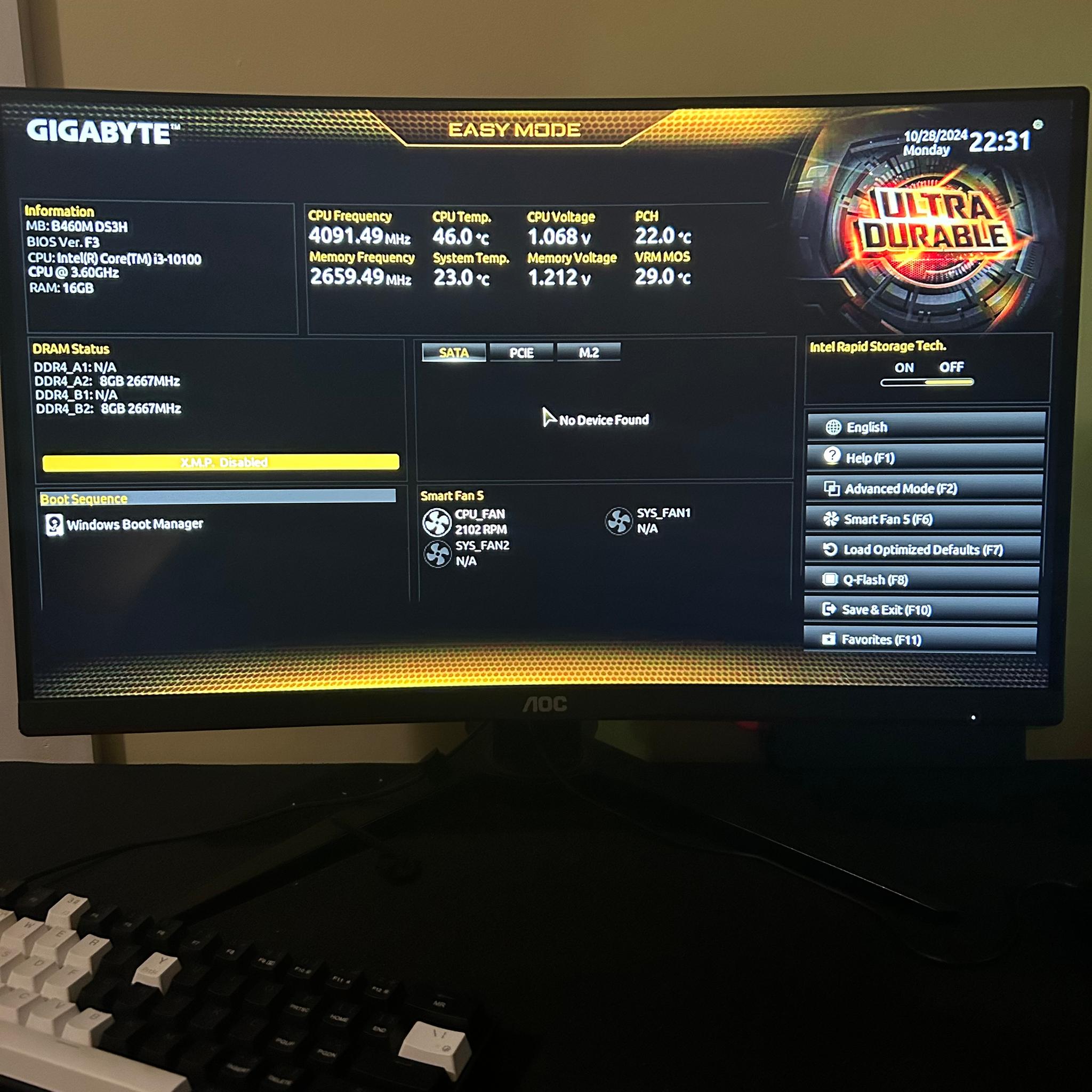 On Sale Gaming Pc, i3 10100, XFX RX 5500 XT