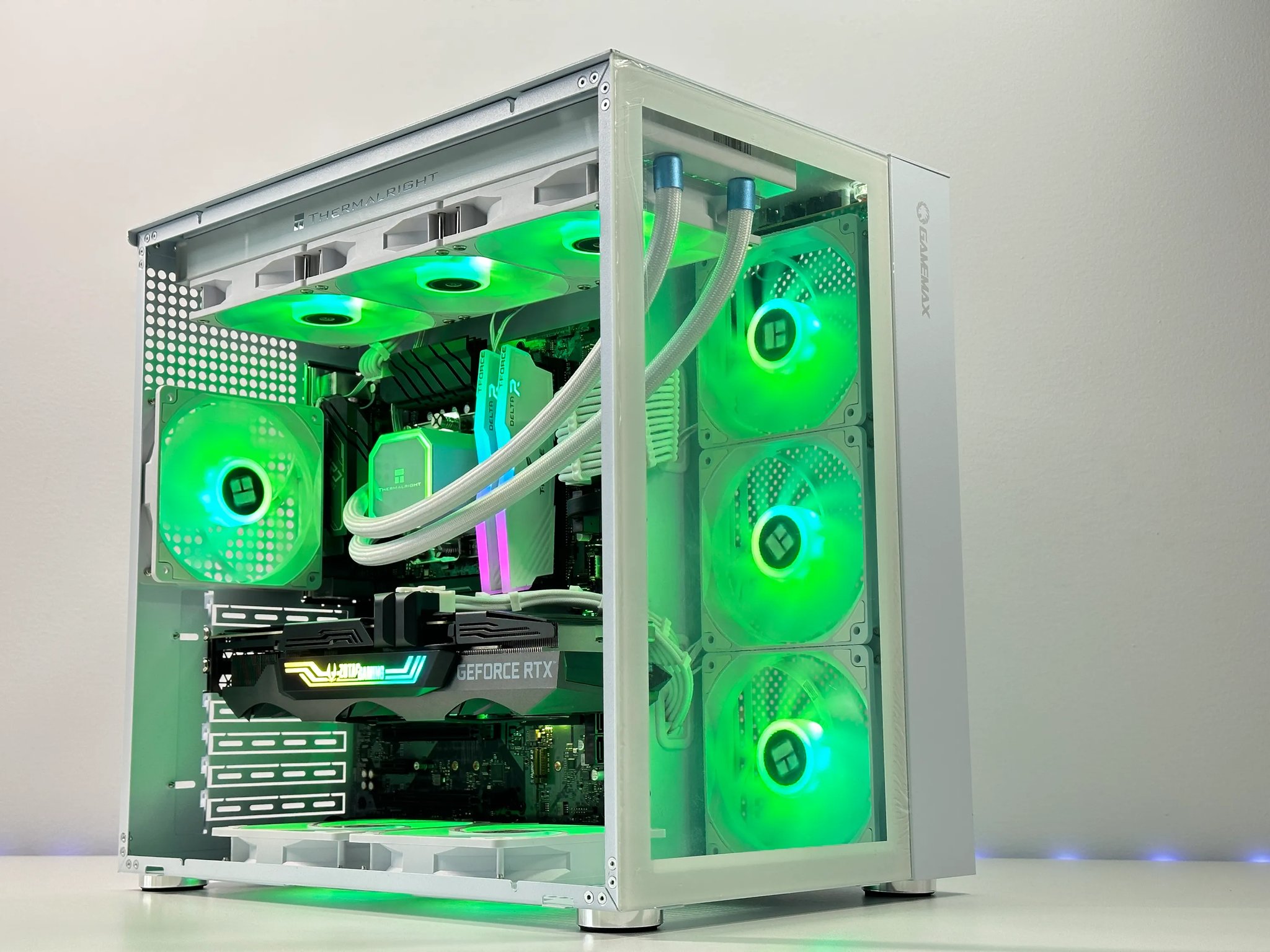 🫗4k Liquid Cooled Gaming PC🫗 Nvidia RTX 3080 10GB❄️Intel 12600KF 10Cores❄️32GB DDR4❄️1TB NVME