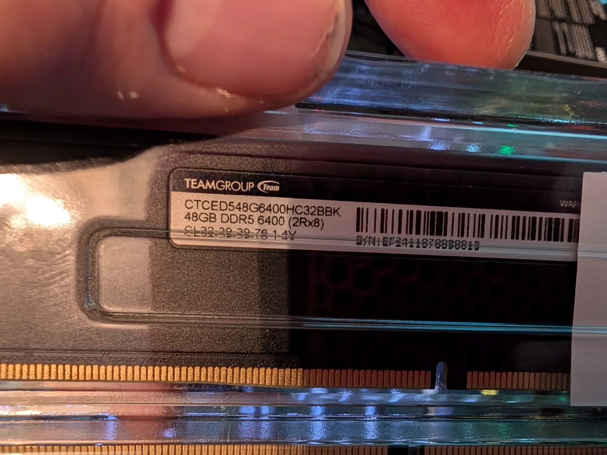 Team Group -T-Create DDR5 Ram 96GB kit Black