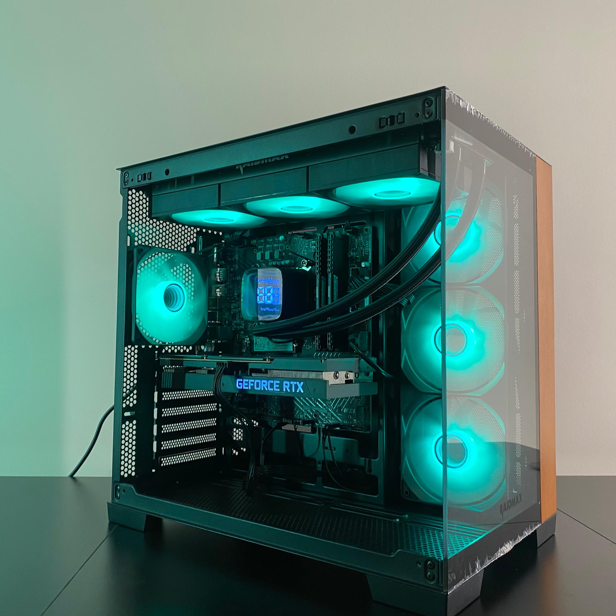 Black RGB Gaming PC | RTX 3070 8GB | Intel Core i7-12700 | 32GB DDR4 | 1TB NVMe SSD | 360mm Liquid C