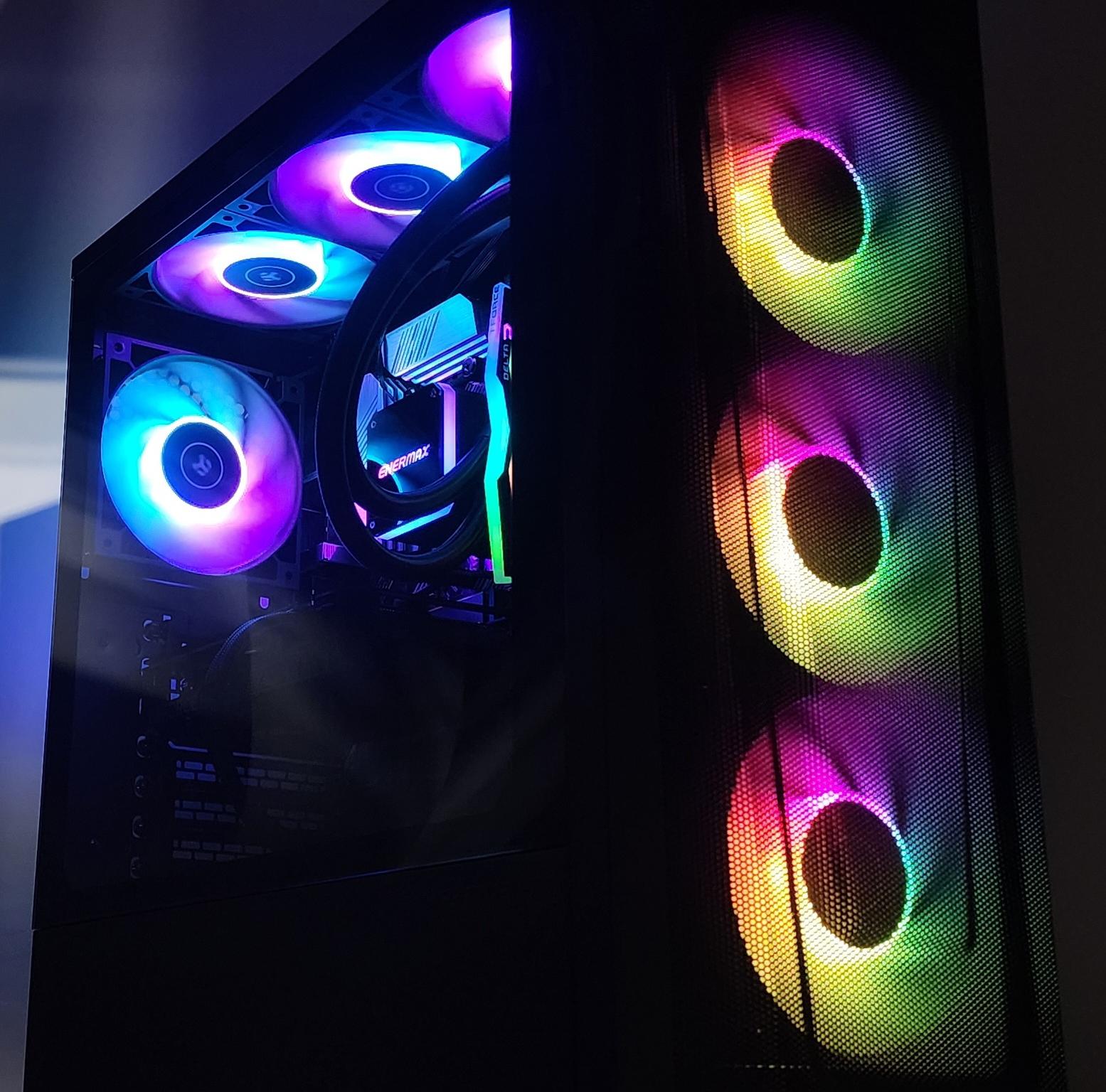 Gaming PC Ryzen 7 5700X 32GB RAM 1TB SSD RTX 4060 8GB Windows 11 Computer