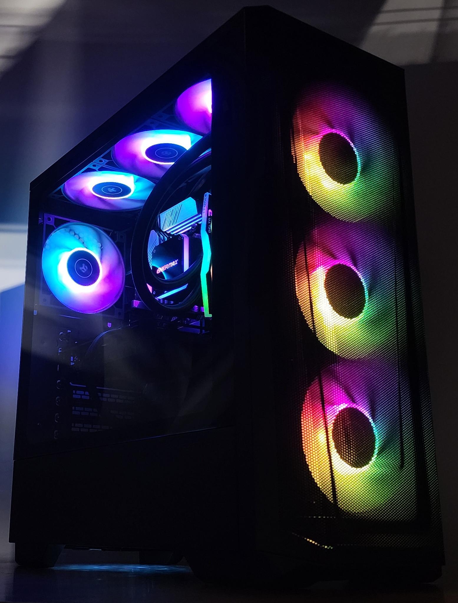 Gaming PC Ryzen 7 5700X 32GB RAM 1TB SSD RTX 4060 8GB Windows 11 Computer