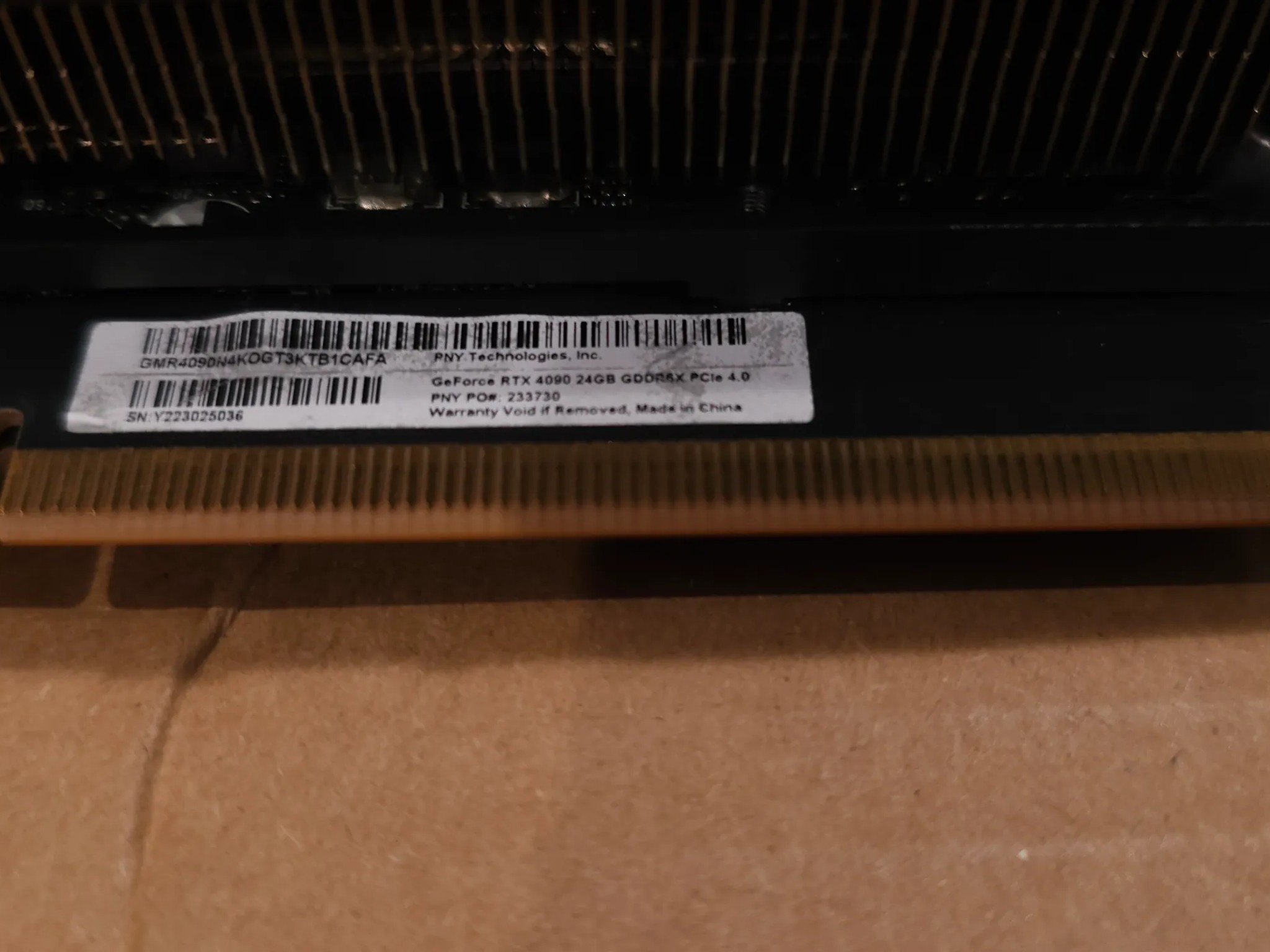 PNY NVIDIA GeForce RTX 4090 24GB GDDR6X Graphics Card