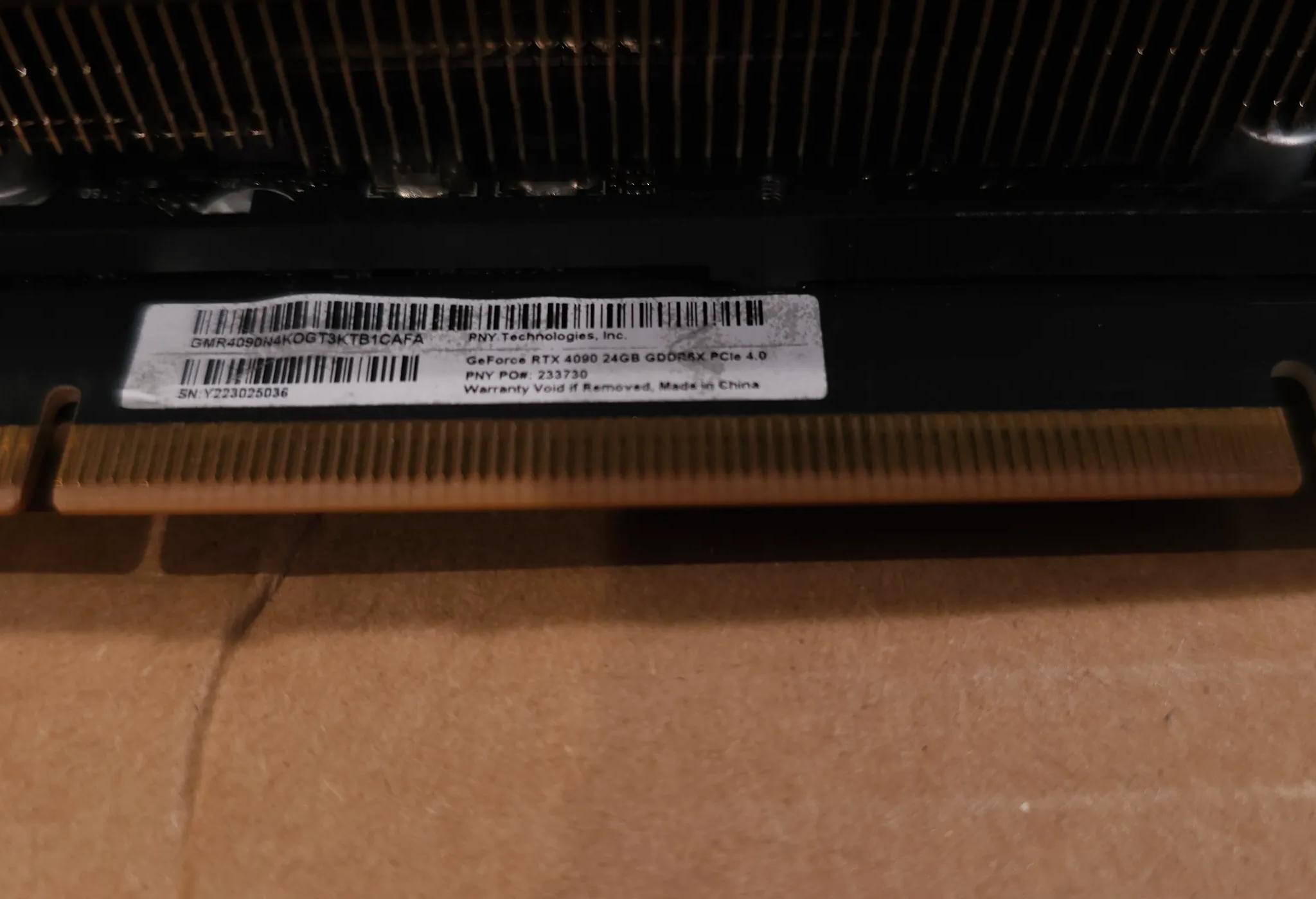 PNY NVIDIA GeForce RTX 4090 24GB GDDR6X Graphics Card