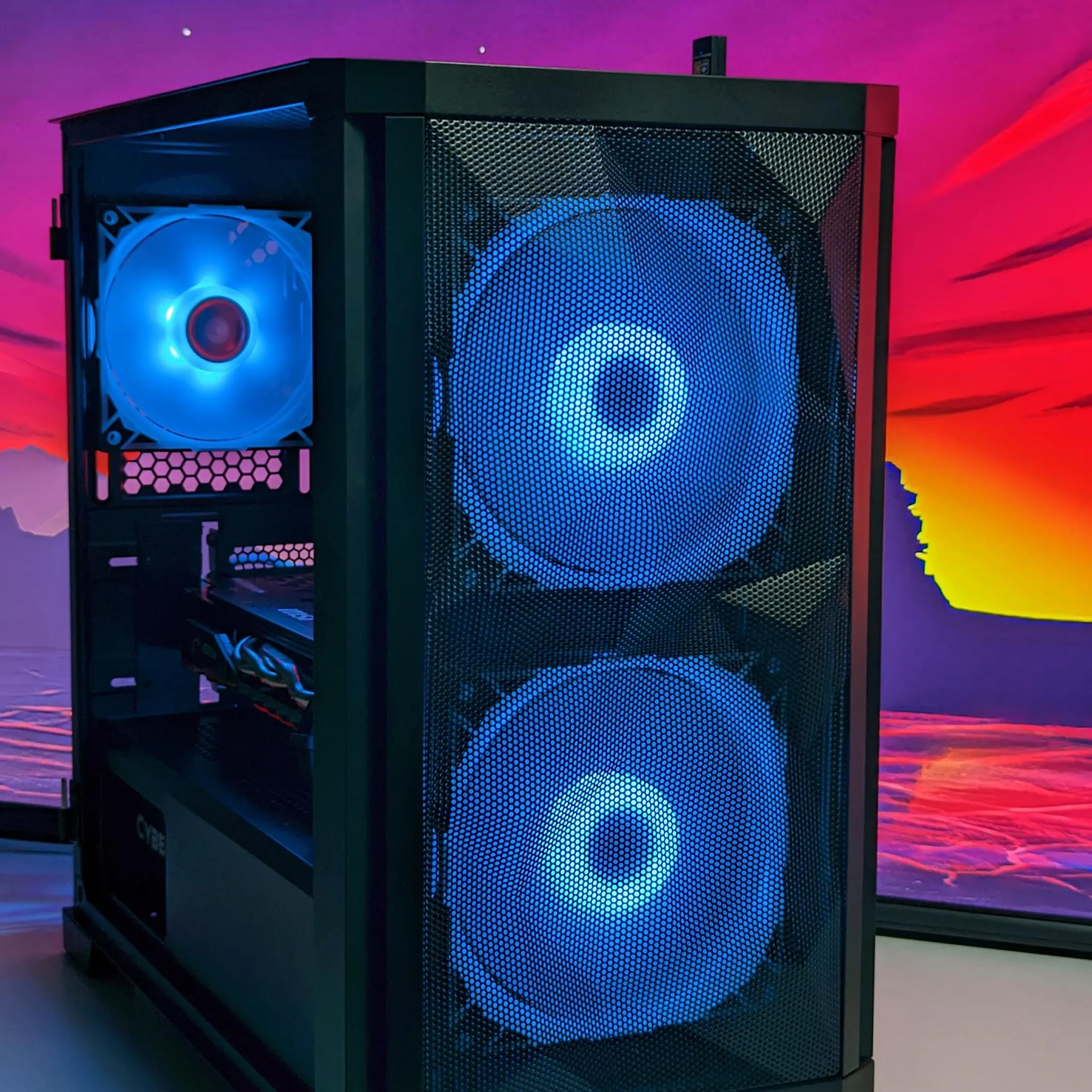 🥷⚫Snake Eyes🥷⚫-Gaming PC-AMD RX 580 4GB-AMD Ryzen 5 2600-16GB DDR4 RAM-512GB NVME