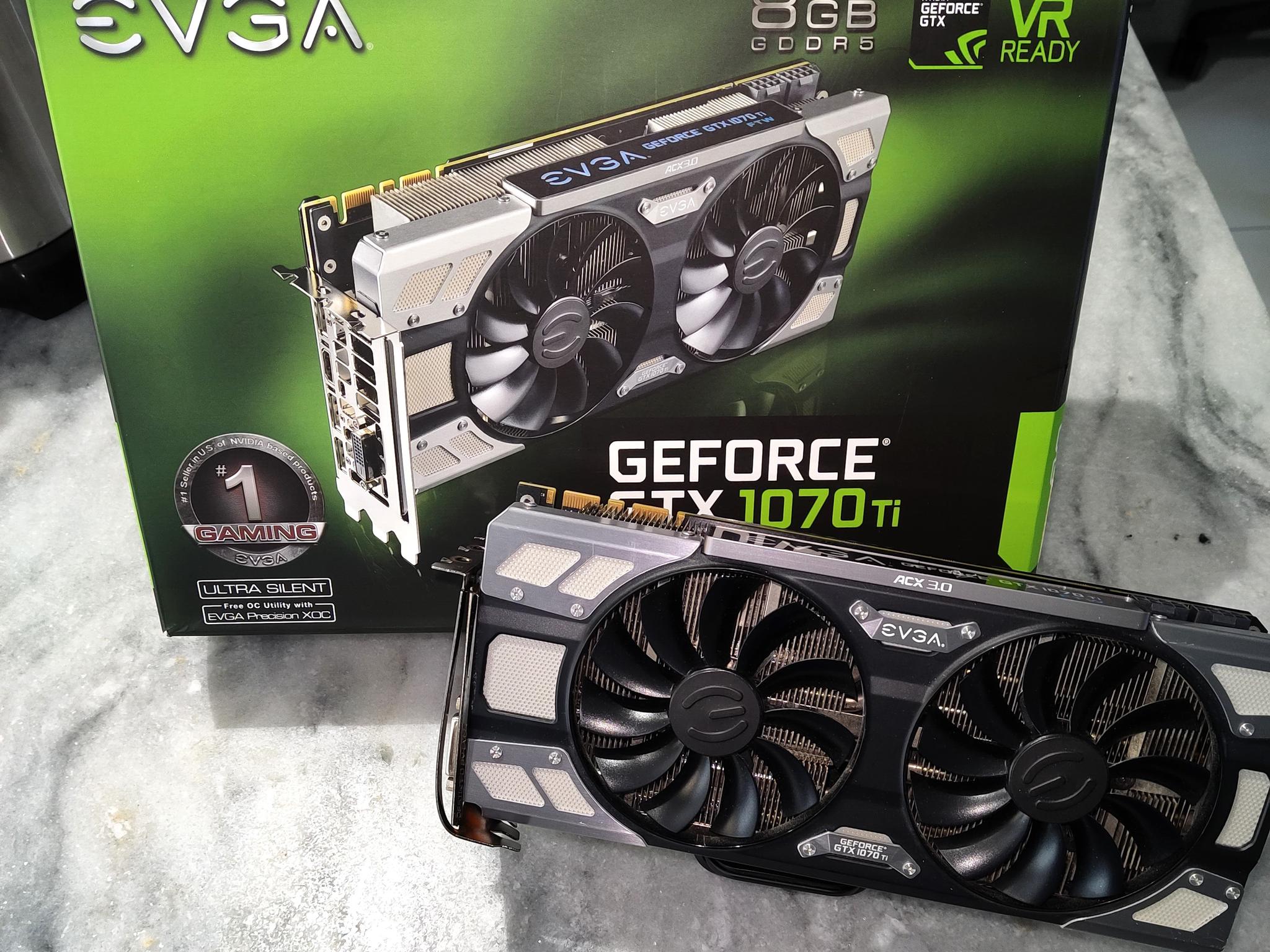 EVGA Grforce GTX 1070Ti Ultra Silent