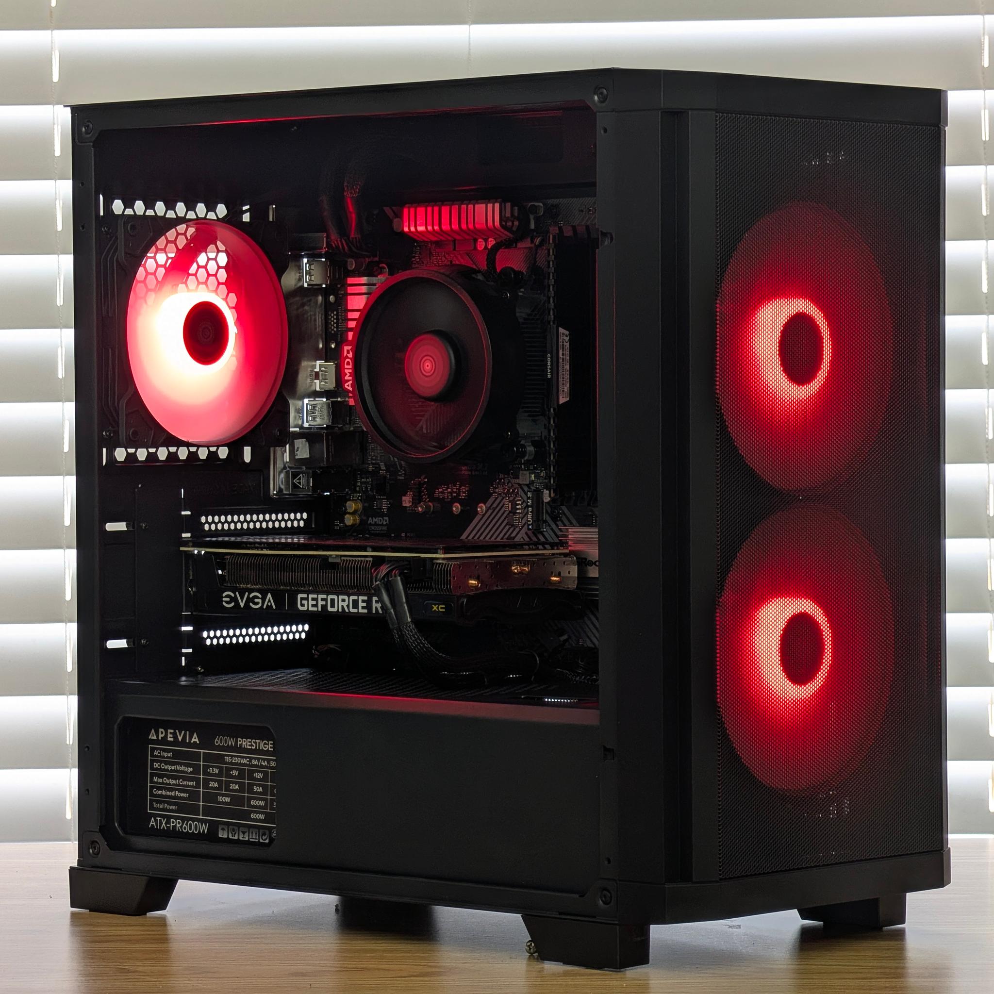 ❤️🖤Ryzen 5 5500 | RTX 3060 12GB | 16B DDR4 | Gaming PC🖤❤️
