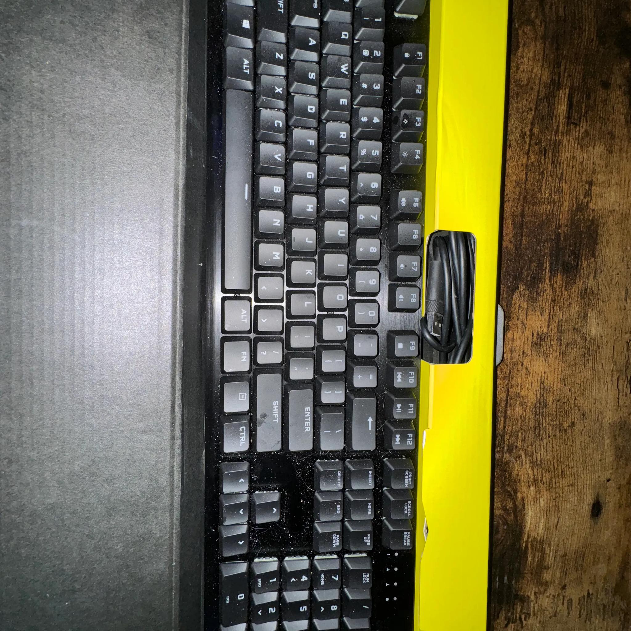 Corsair K60 RGB PRO Low Profile Mechanical Gaming Keyboard - Like New, Open Box