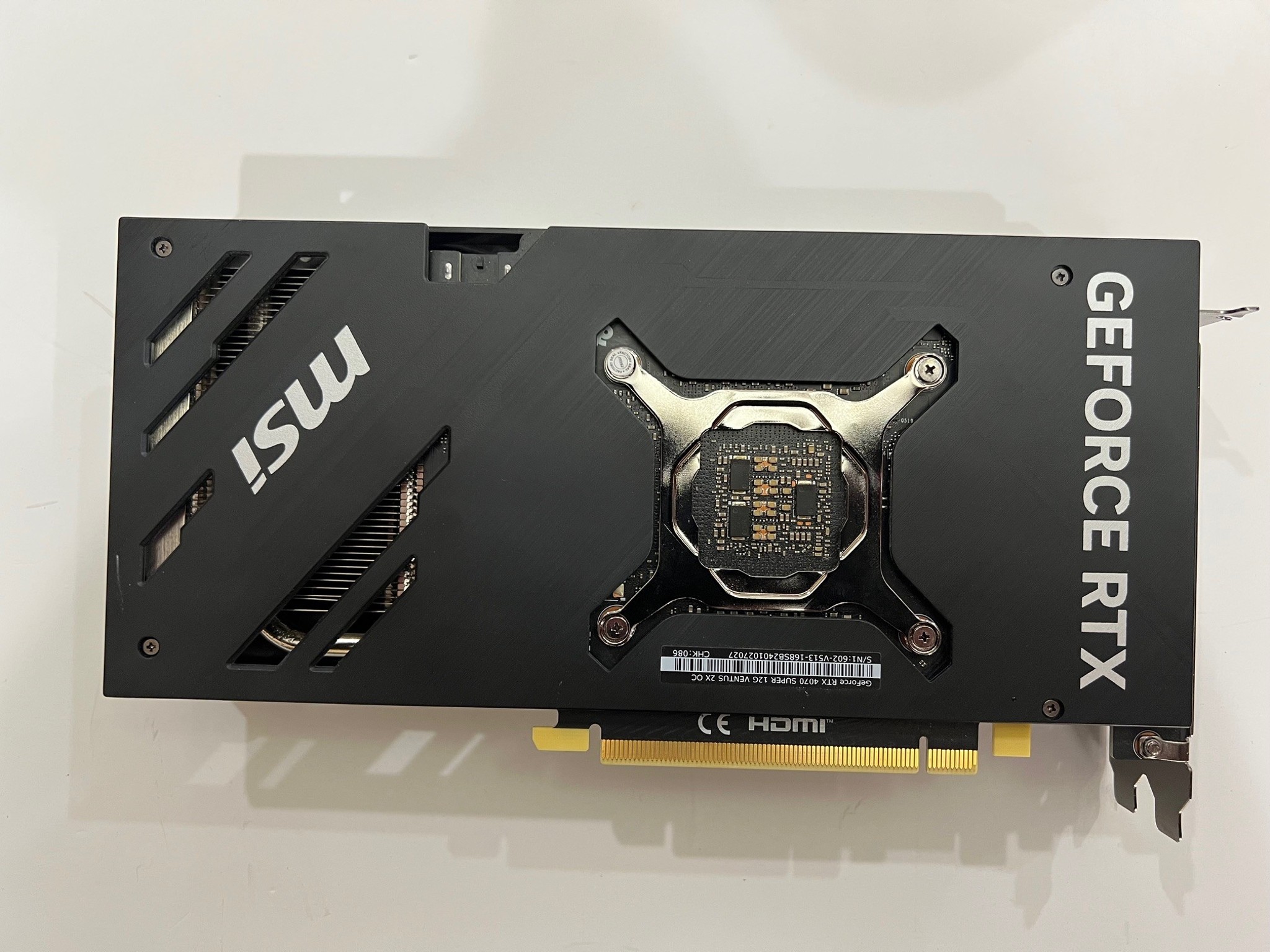 RTX 4070 SUPER 12G MSI VENTUS 2X OC