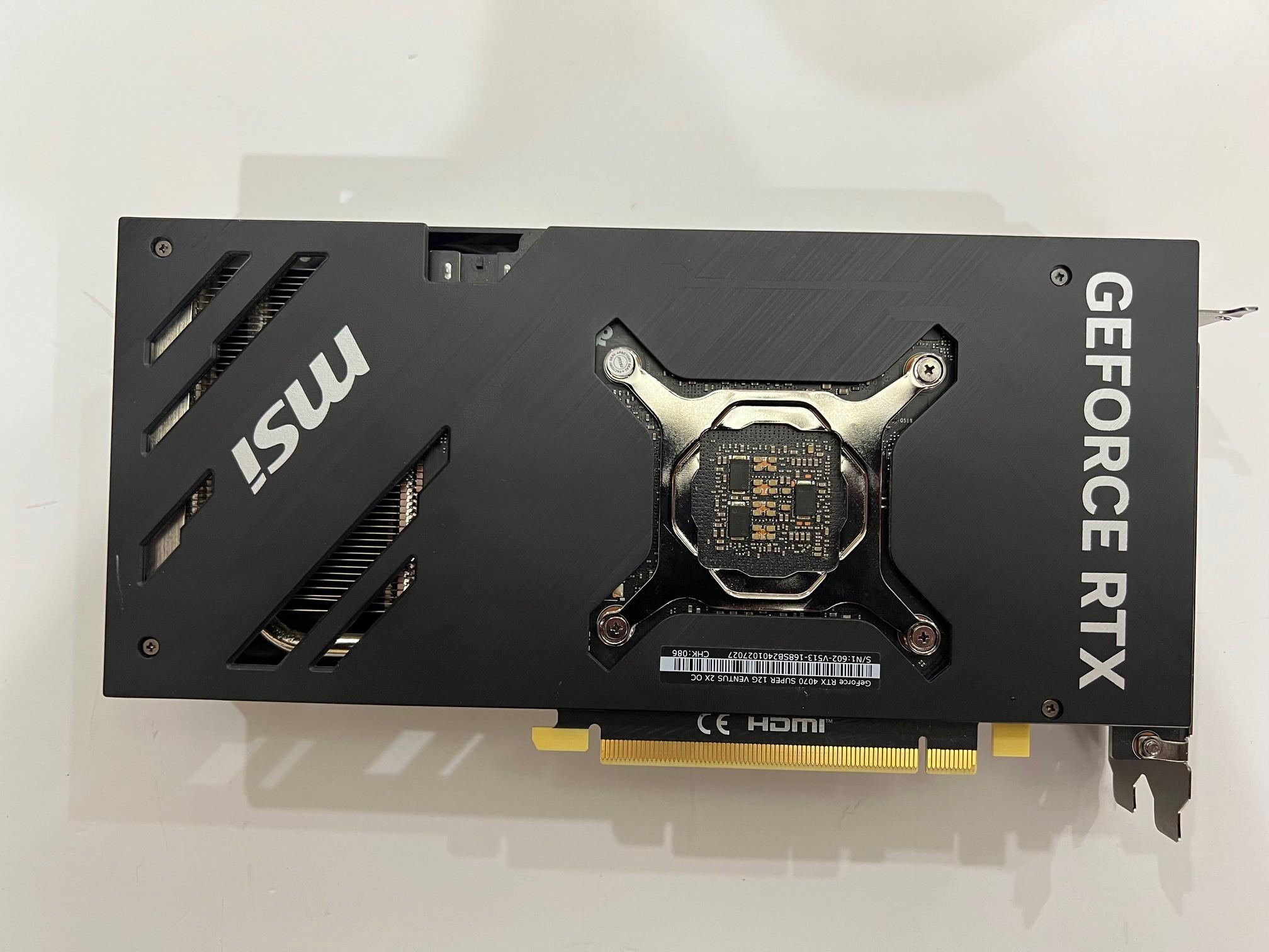 RTX 4070 SUPER 12G MSI VENTUS 2X OC