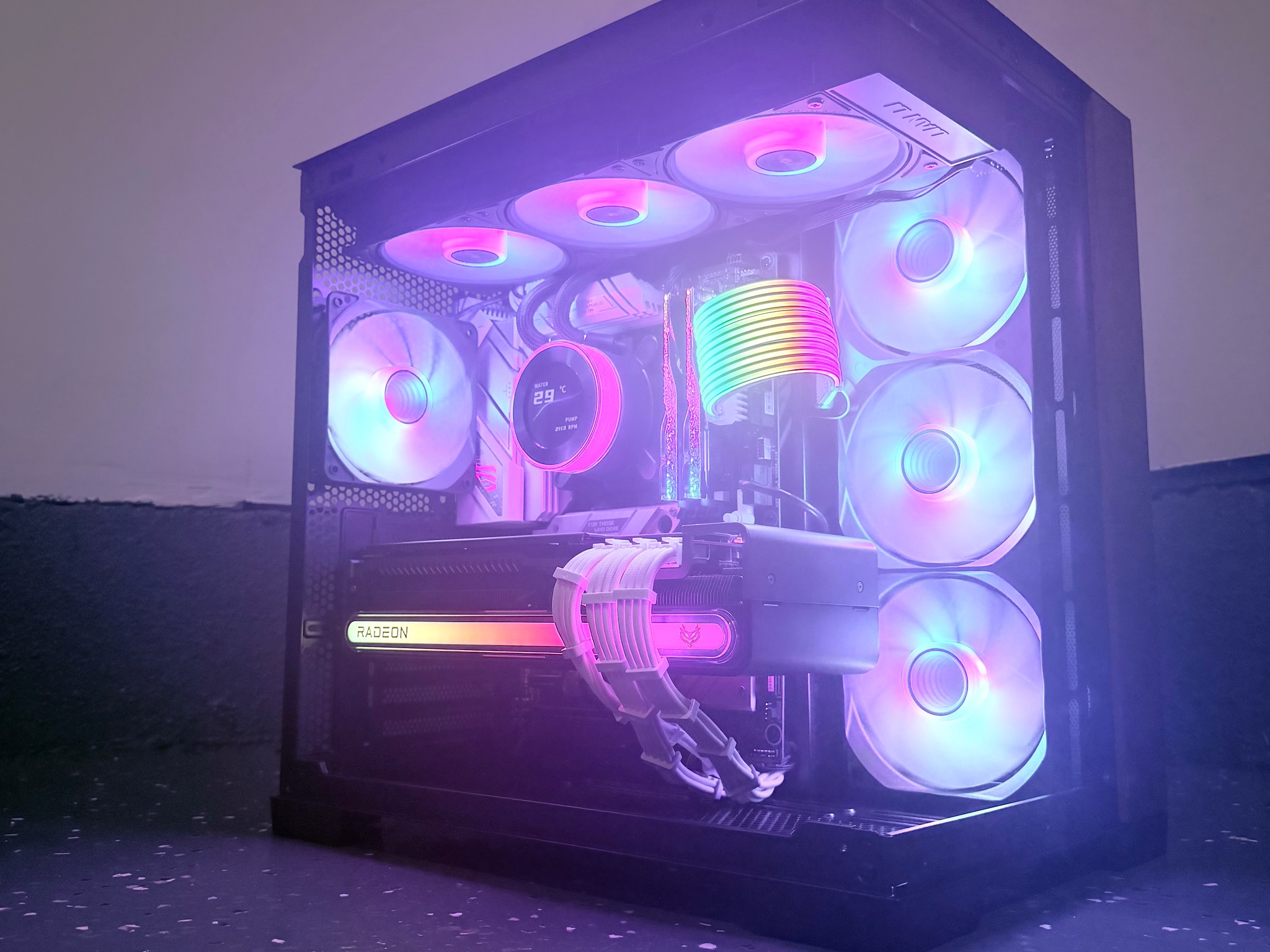 🌈"Aurora Timber" 🪵| 4k Gaming | Ryzen 7 9800X3D | RX 7900 XTX 24GB | 32B DDR5 | 2TB Gen5+Ram NVMe