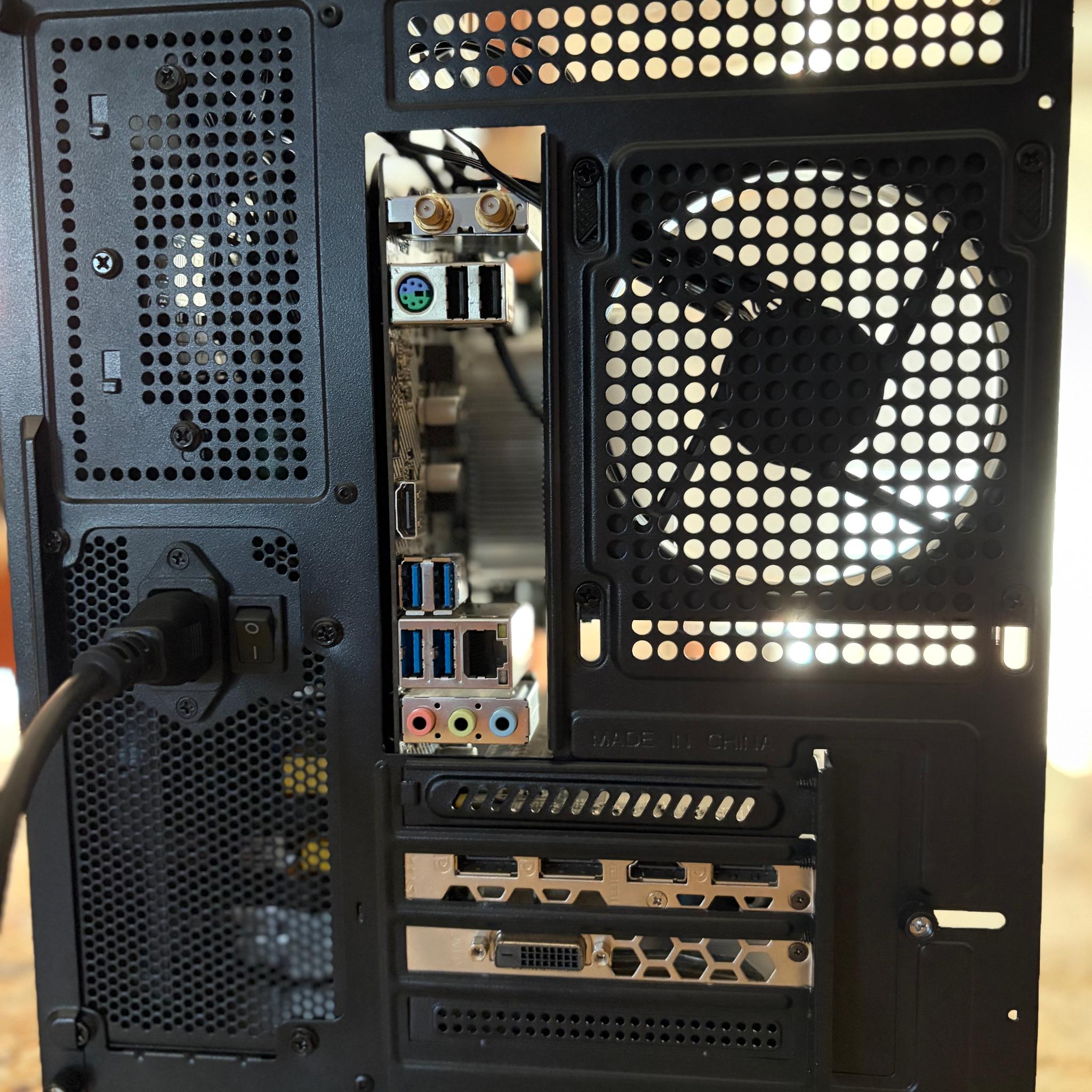 Black Budget Gaming PC | GTX 1080 8GB | RYZEN 5 3600 | 16GB RAM | 1TB SATA SSD | Wi-Fi + BT