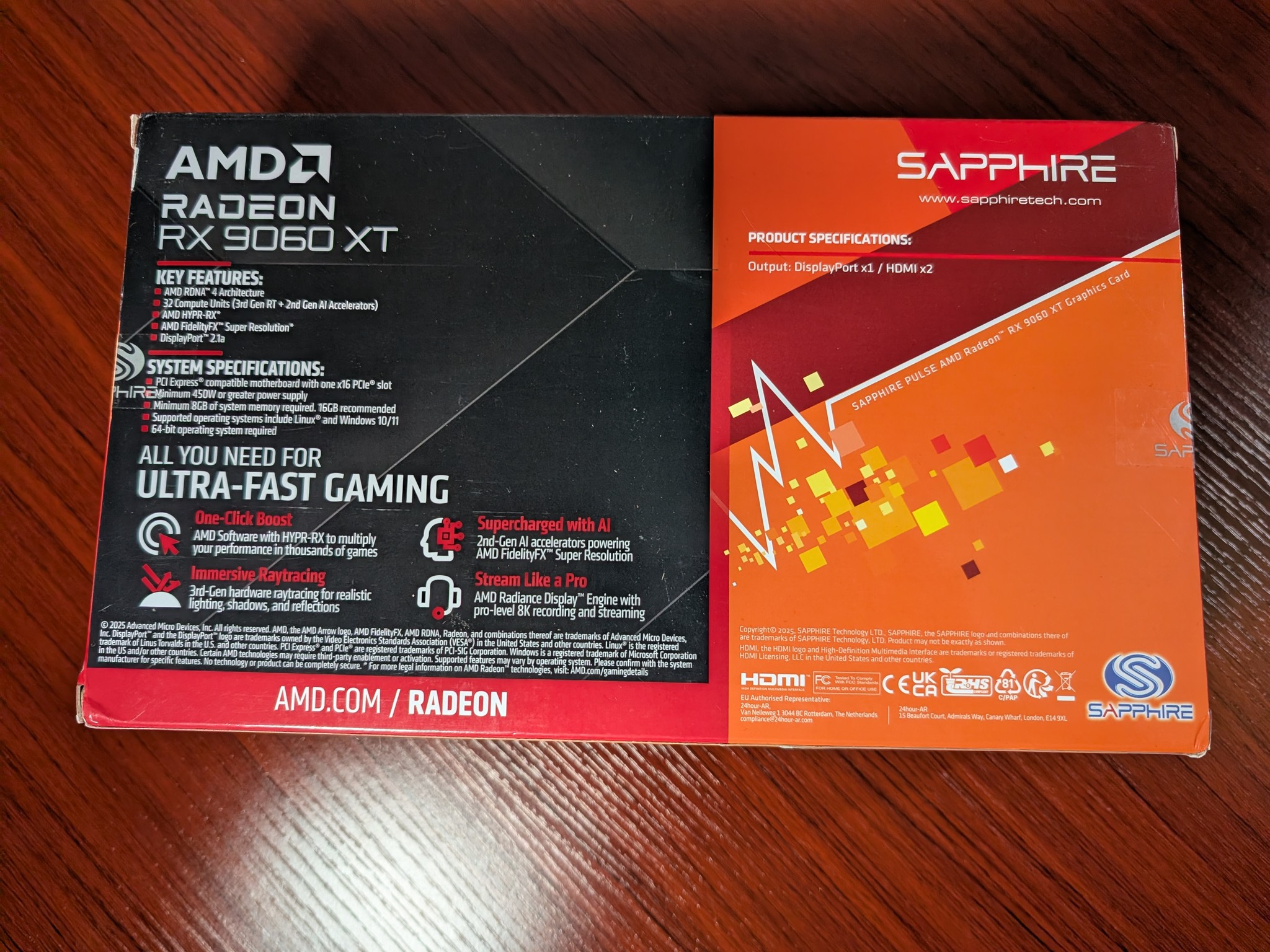 Sapphire PULSE Radeon RX 9060 XT 16GB