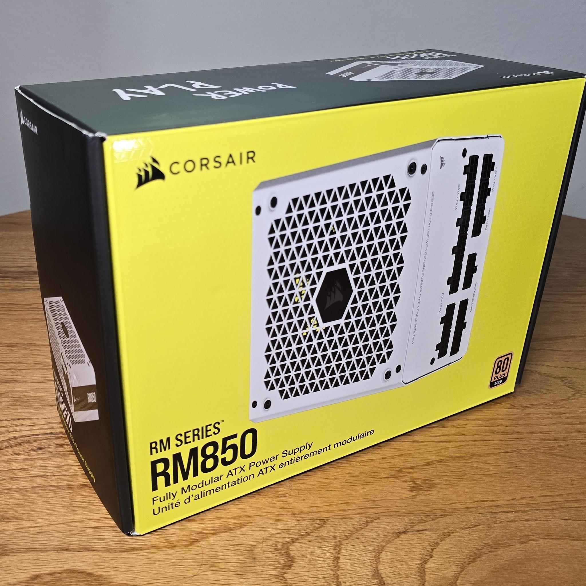 Corsair RM850 80 Plus Gold 850W Fully Modular Power Supply w/ Extra Cables !!