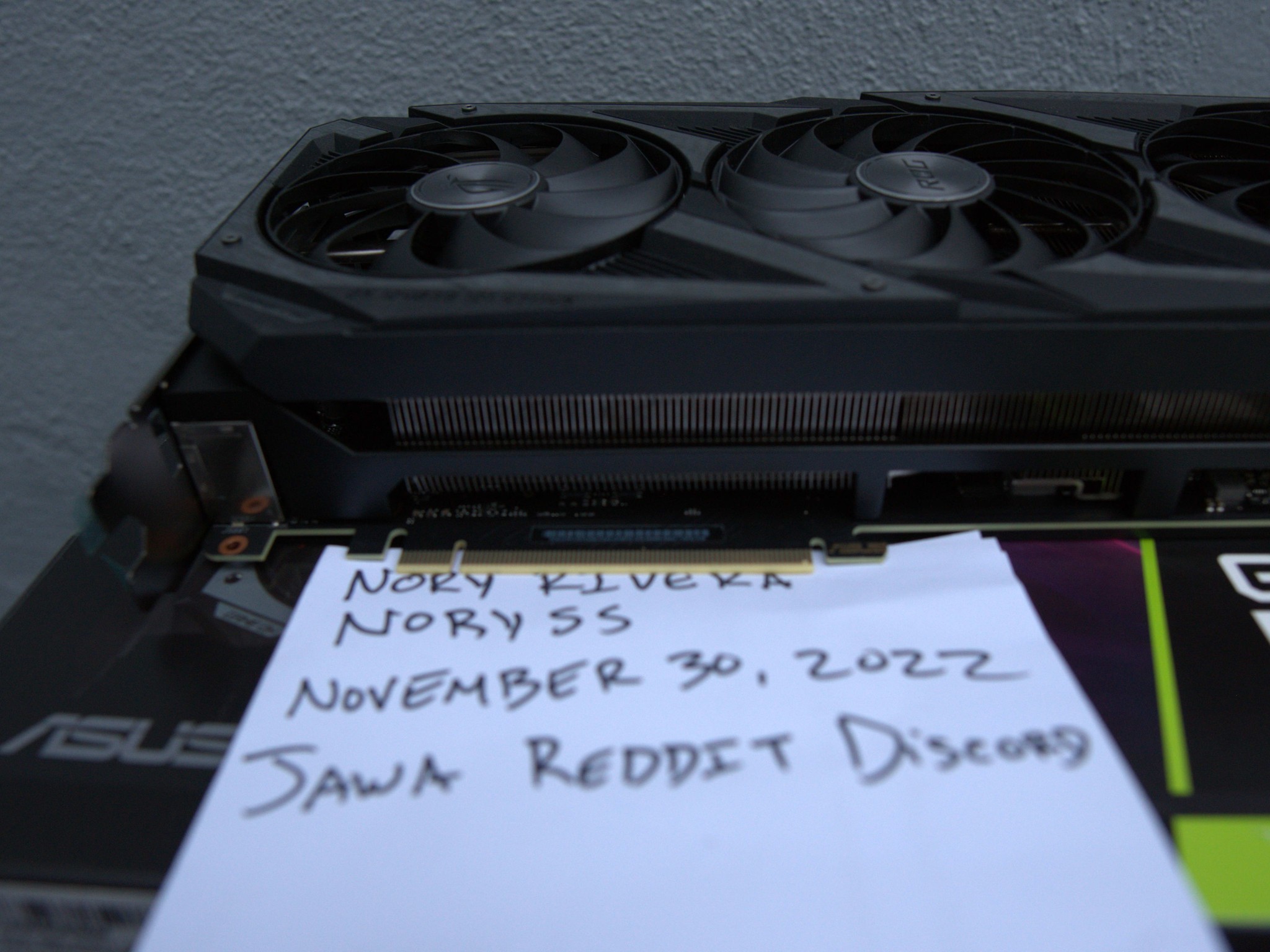 Asus Strix RTX 3090 OC NEw Open Box