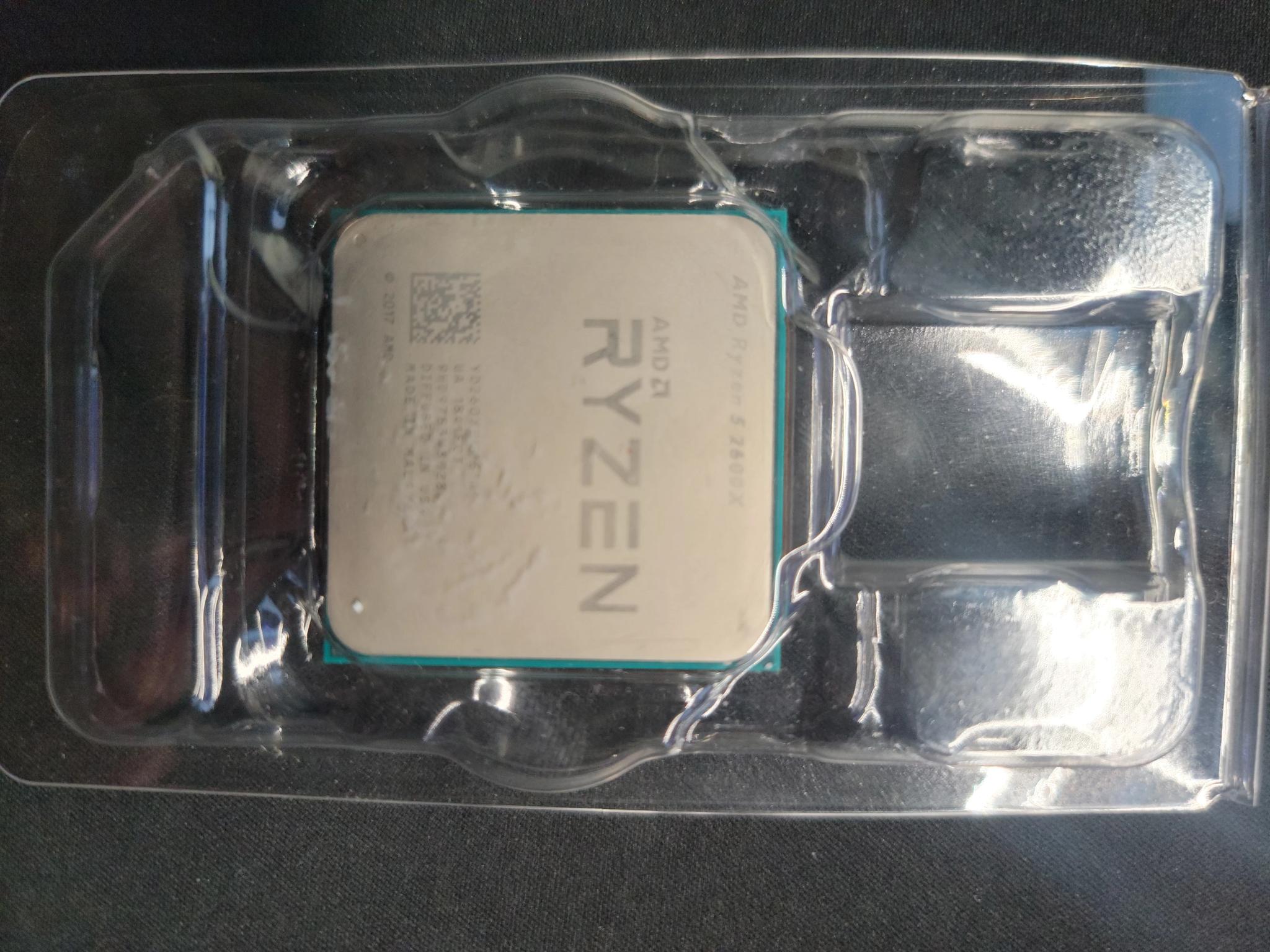 Ryzen 5 2600x AM4 CPU, 6-cores 12-threads, 4.2ghz