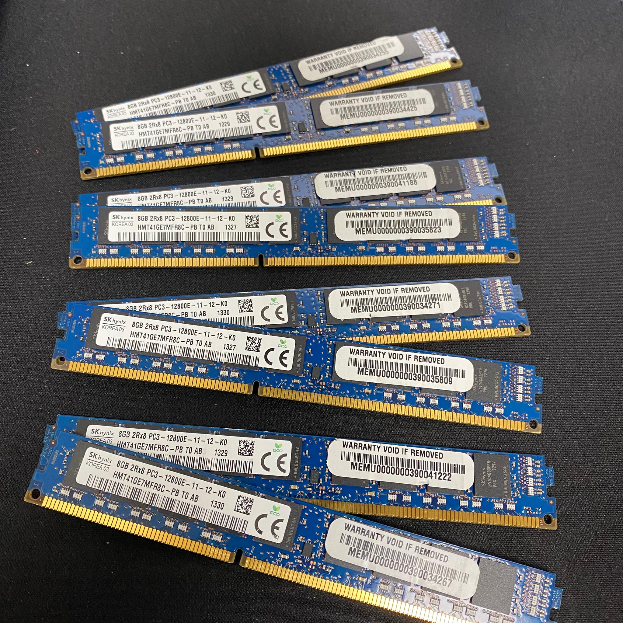 32 GB DDR3 (2x8GB) - PC3-12800e